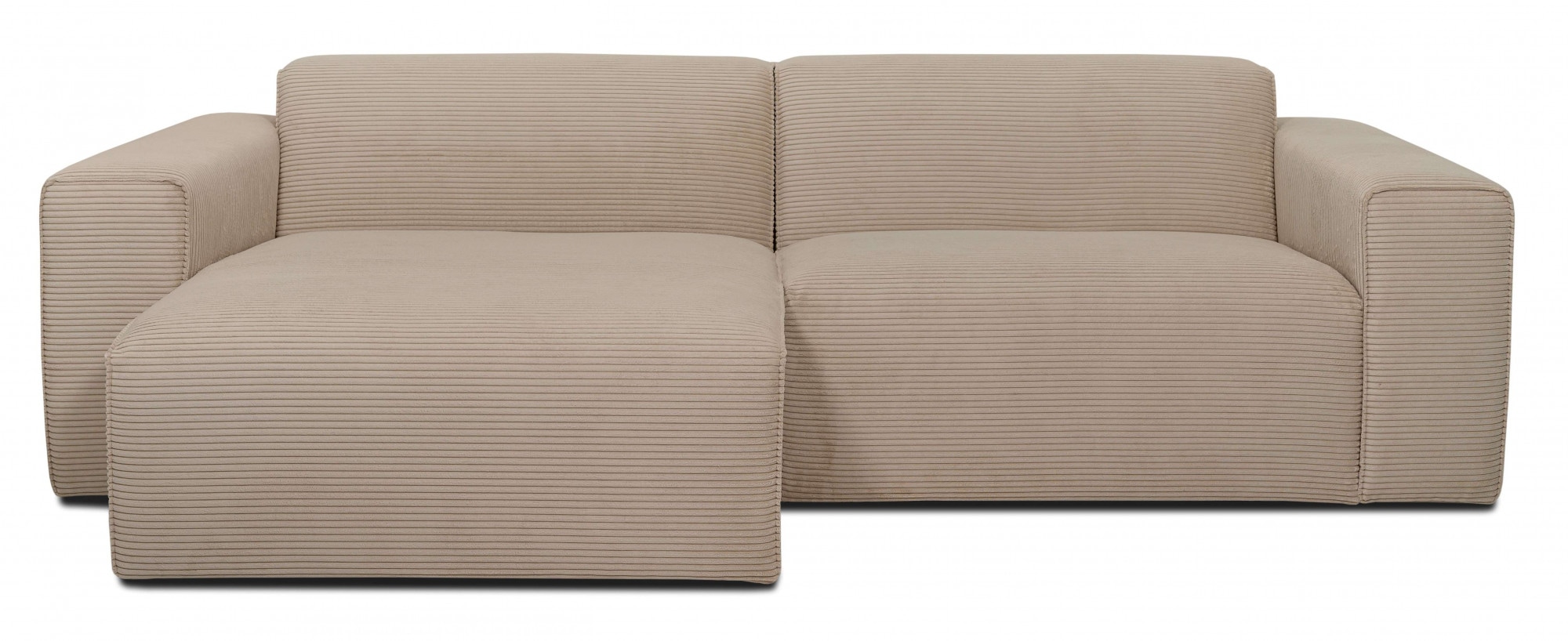 GOODproduct Ecksofa »Clayton Breite 247 cm, L-form« in einem trendigen Cord-Bezug, verschiedene Kombinationen verfügbar