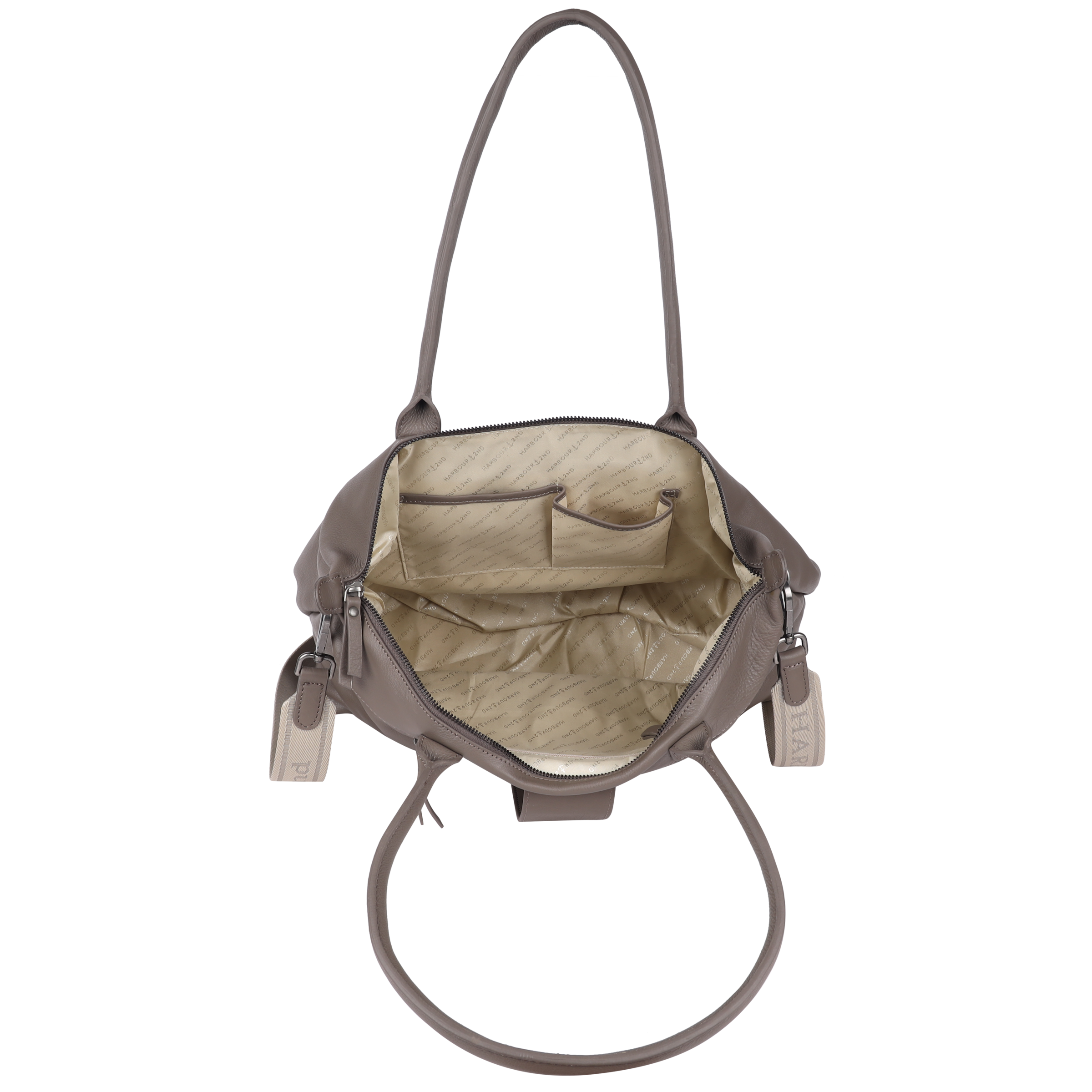 HARBOUR 2nd Shopper »Malin« Sac bandoulière femme, sac à main, sac de transport avec fermeture à clip