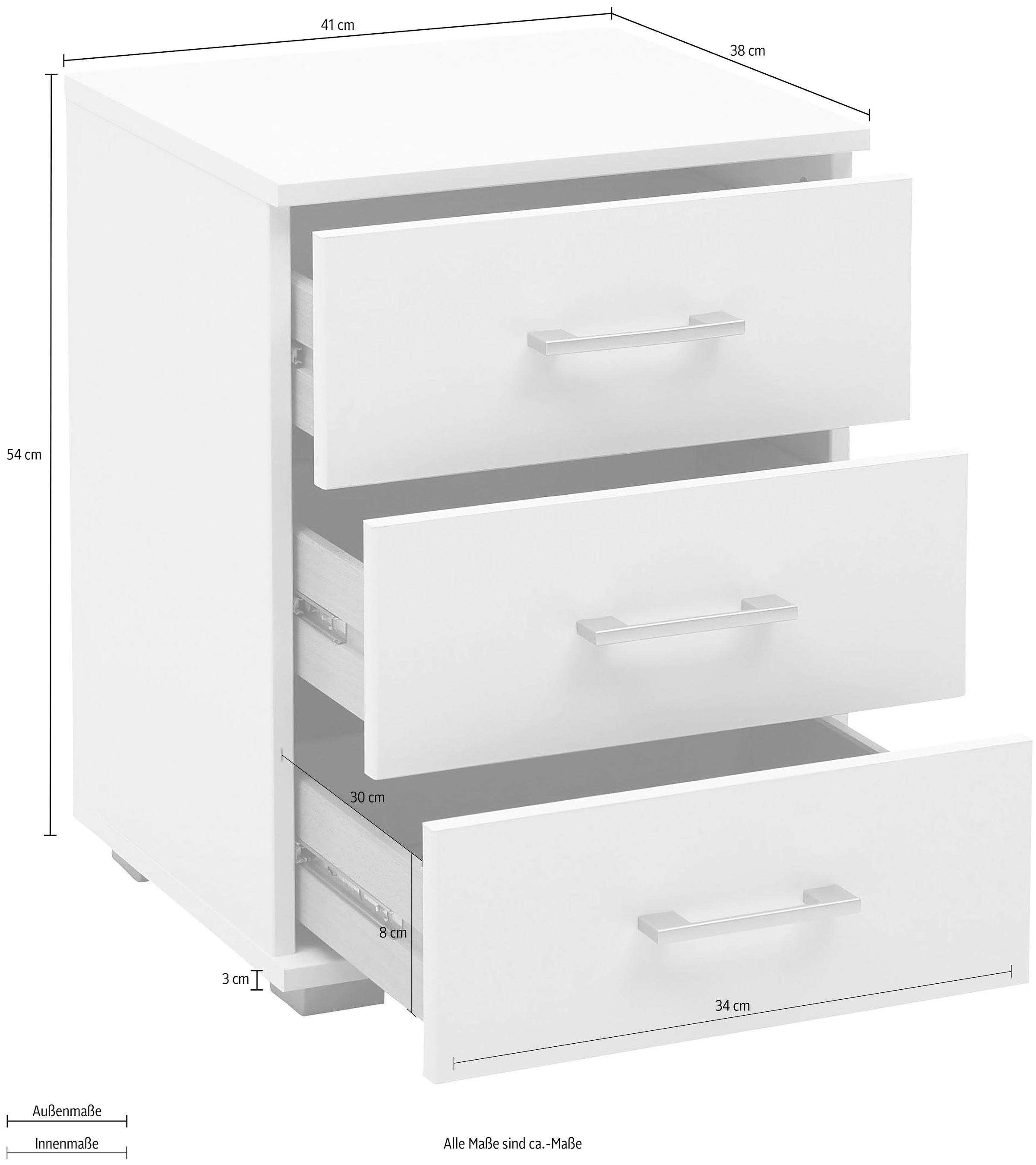 priess Table de nuit »Lindau«