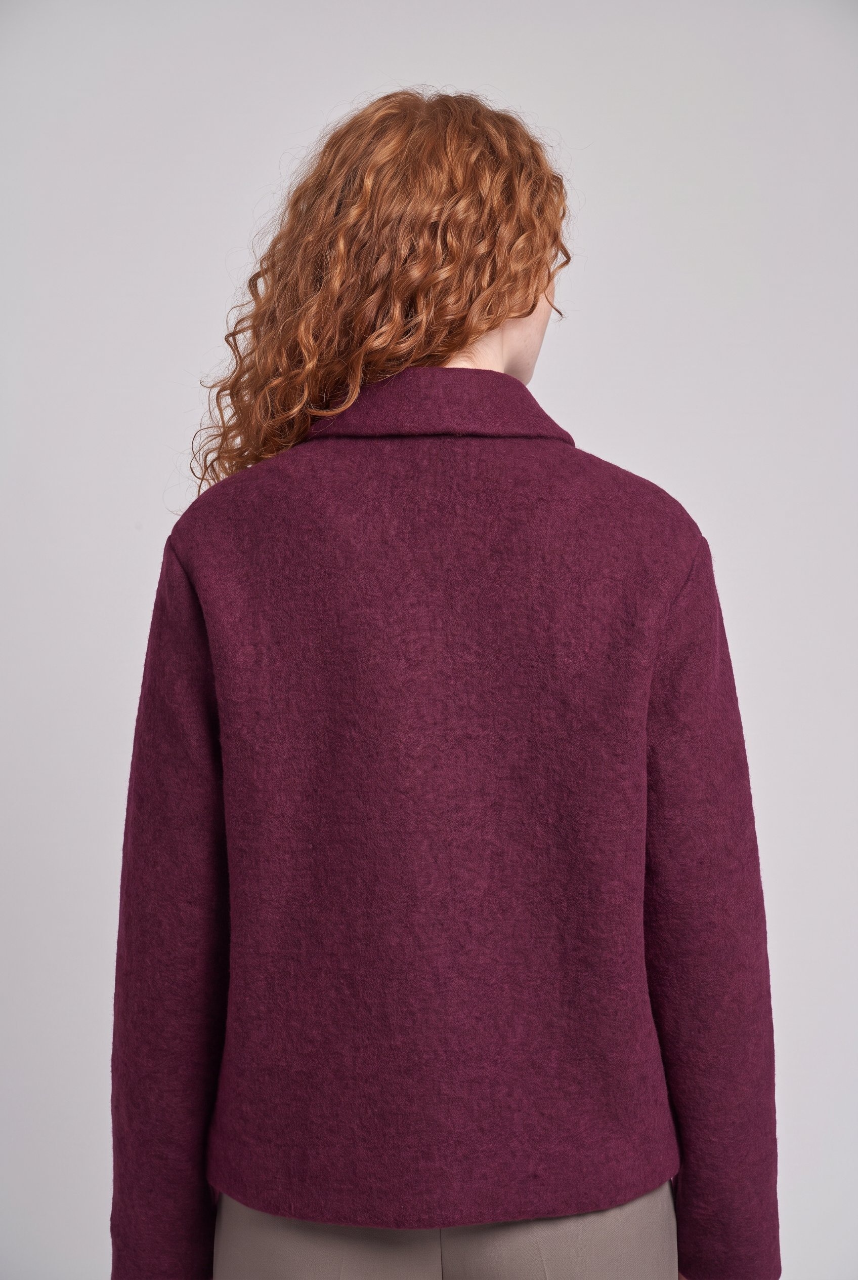 Fuchs Schmitt Veste en laine »Wolljacke« sans capuche avec encolure ronde
