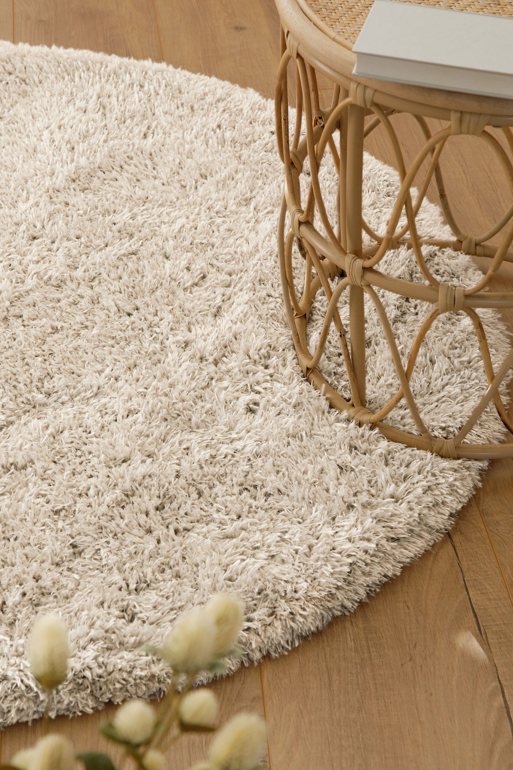 Esprit Hochflor-Teppich »YOGI  ESP-096« rund 50 mm Höhe flauschiger weicher Flor, Wohnzimmer, Schlafzimmer