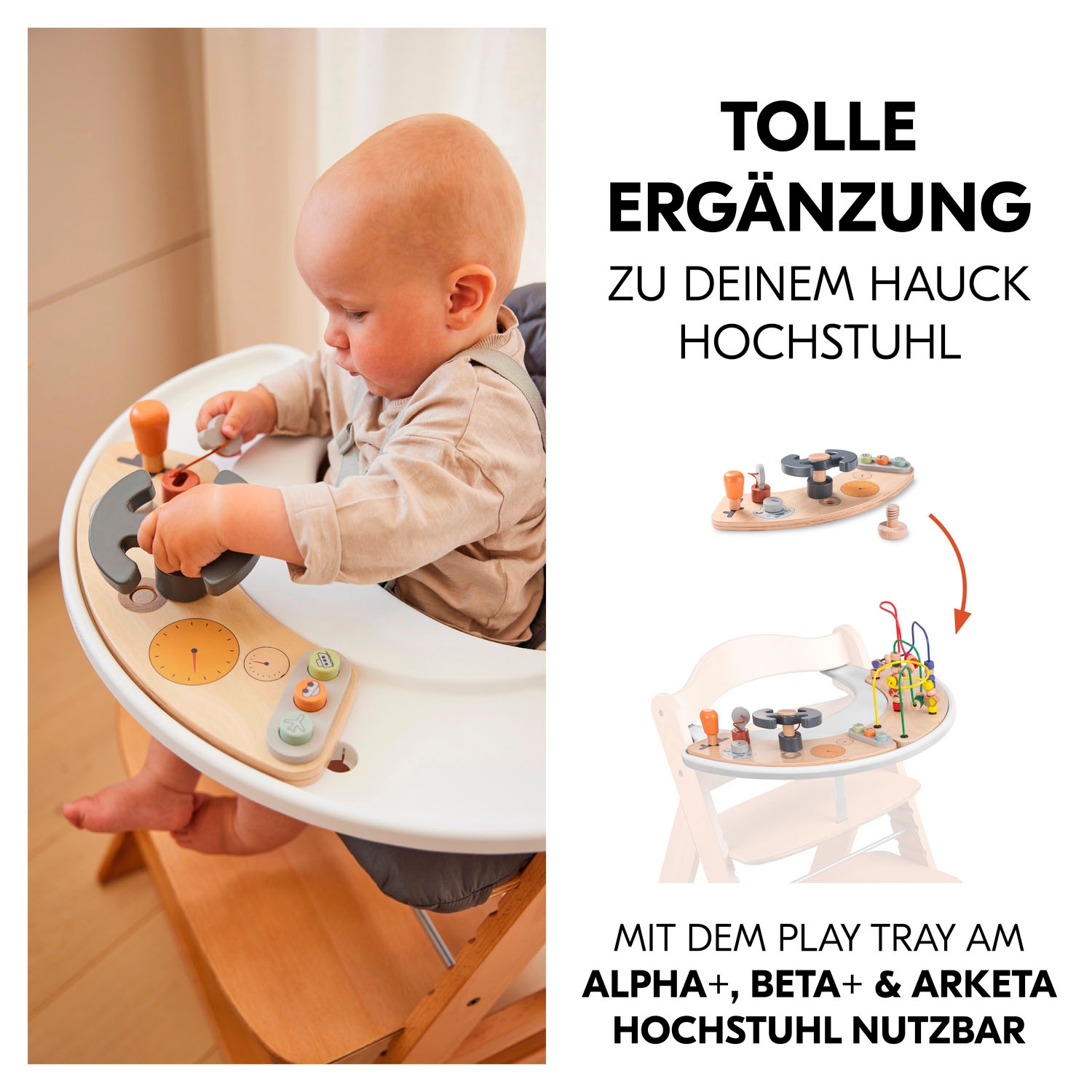 Hauck Planche de motricité »Play Cockpit für hauck Spielbrett Play Tray« FSC® - schützt Wald