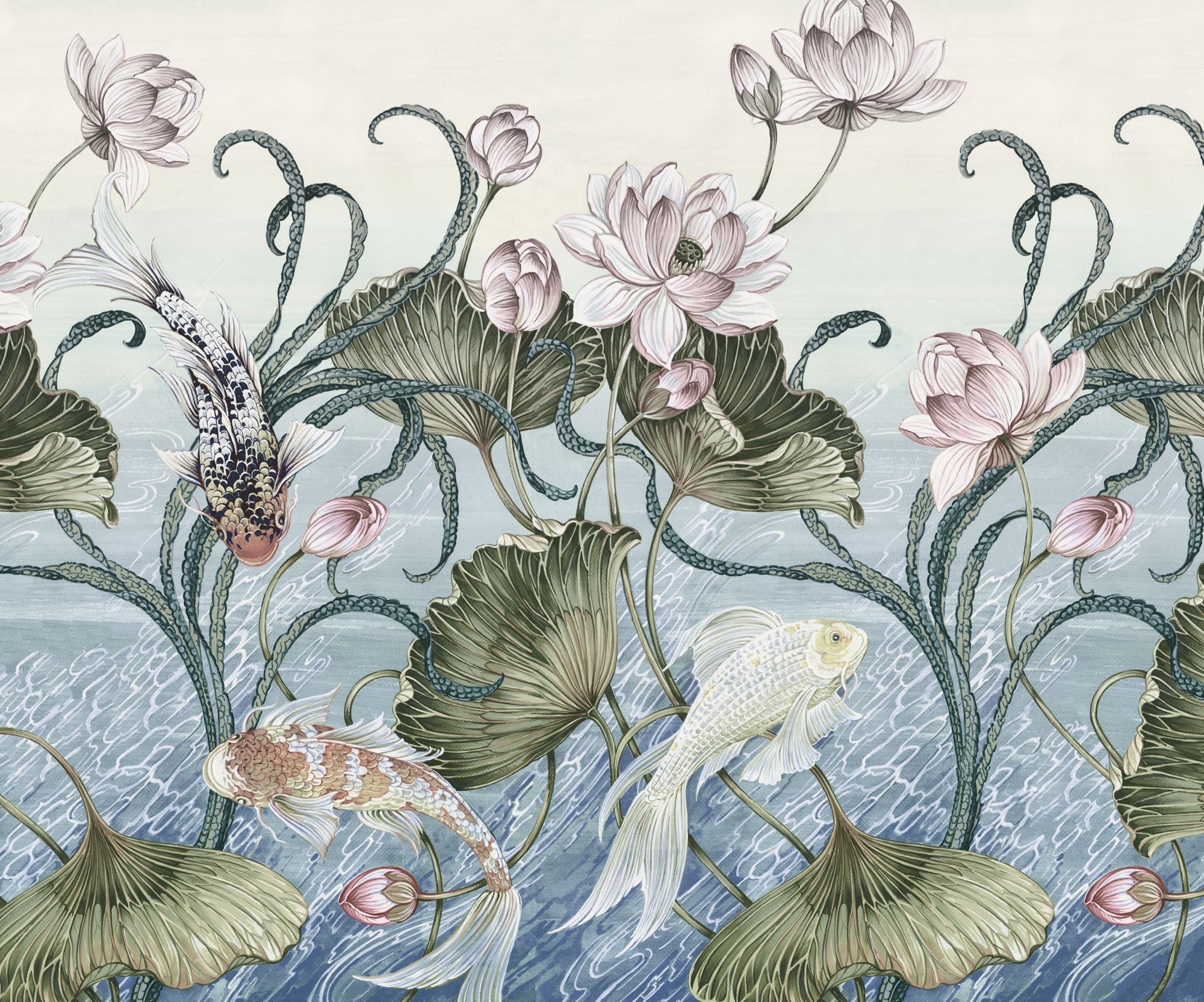 Komar Fototapete »Vlies Fototapete - Haiku - Grösse 300 x 250 cm« Motiv | bedruckt glatt