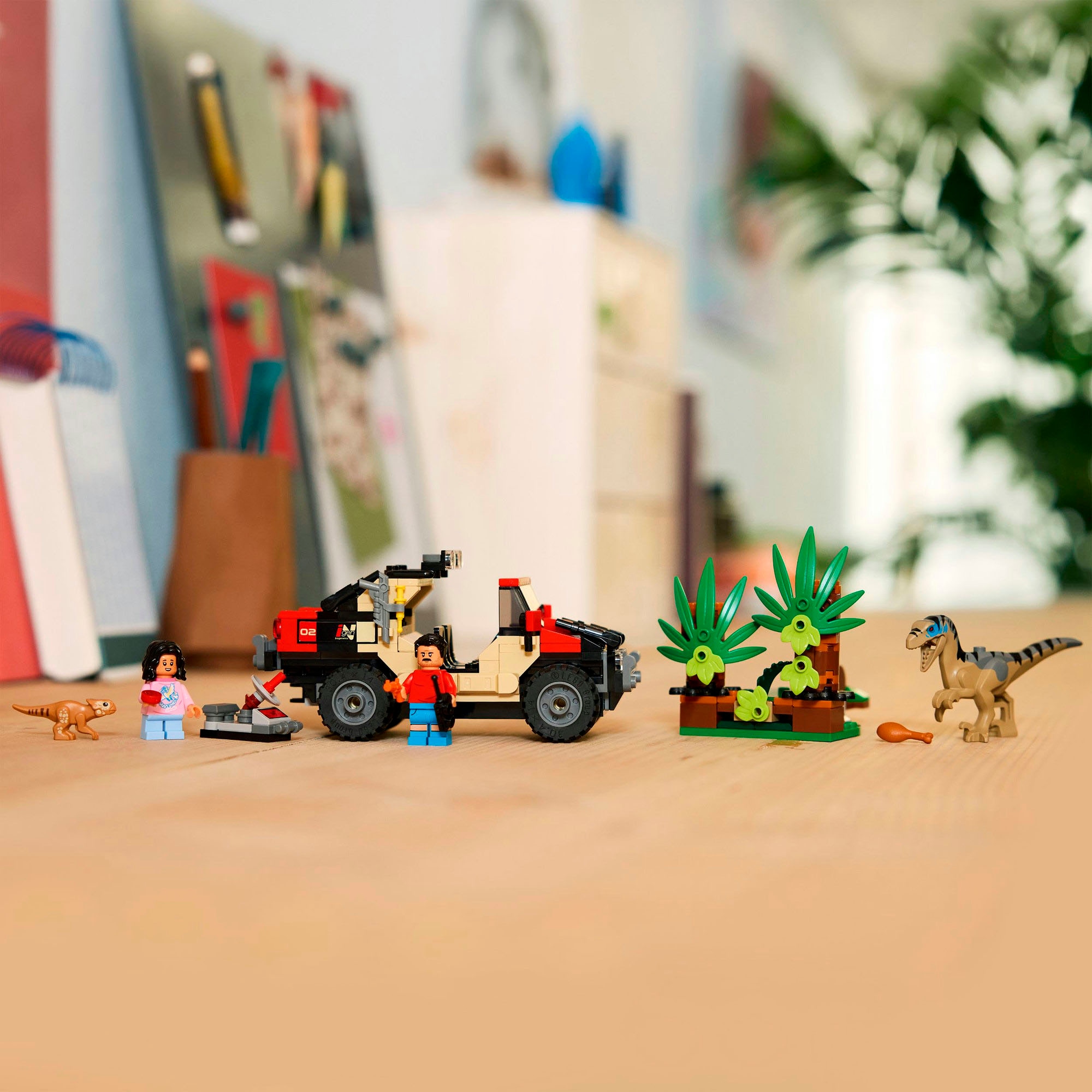 LEGO® Konstruktionsspielsteine »Raptor: Verfolgungsjagd mit dem Geländewagen (76972)« LEGO Jurassic World; Made in Europe