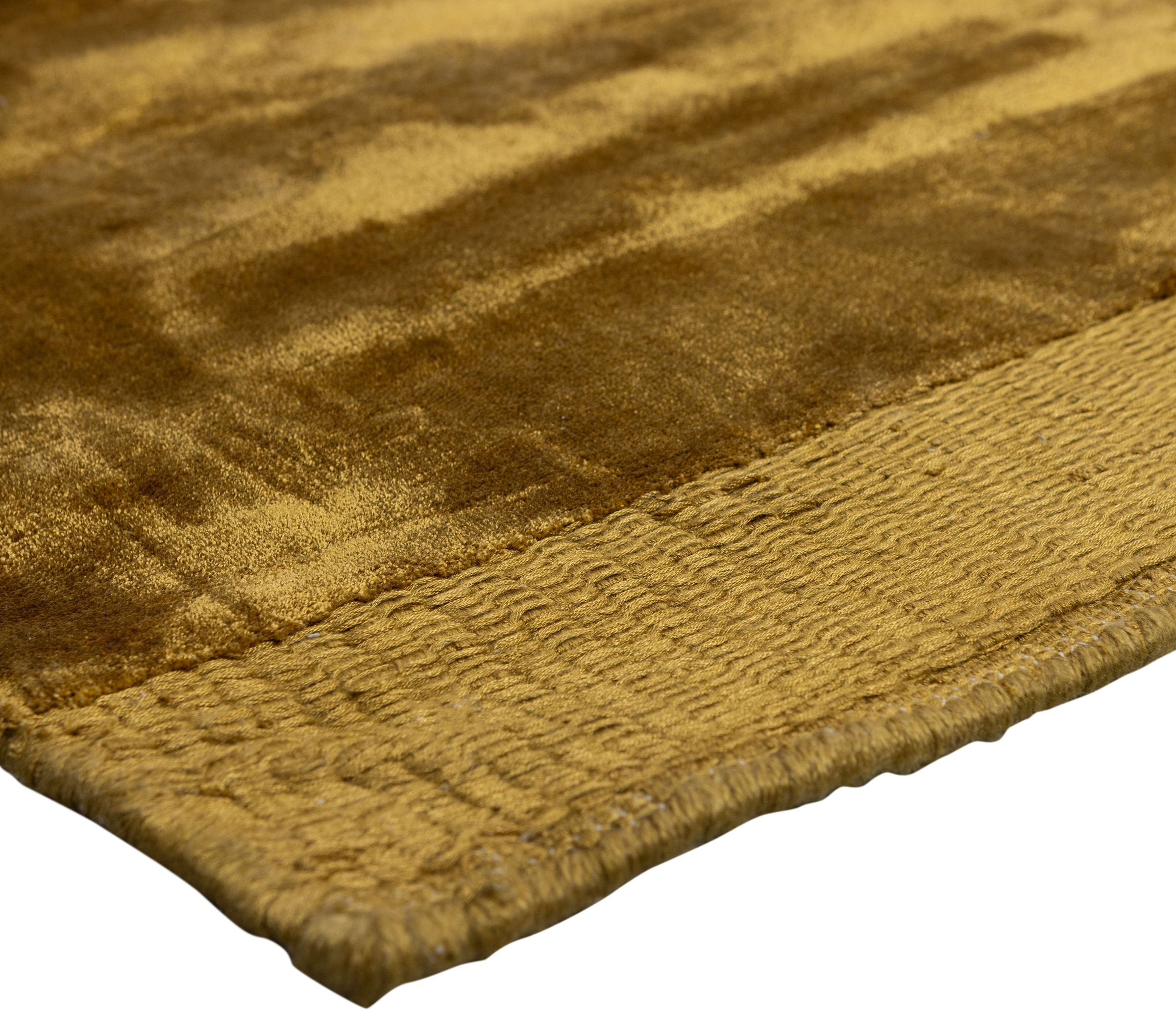 WOOOD Teppich »Tammo mit Viskose-Baumwoll-Mischung, B 200 x T 300 x H 1 cm« rechteckig 10 mm Höhe Nicht geeignet für Fussbodenheizung, pflegeleicht glänzender Oberfläche