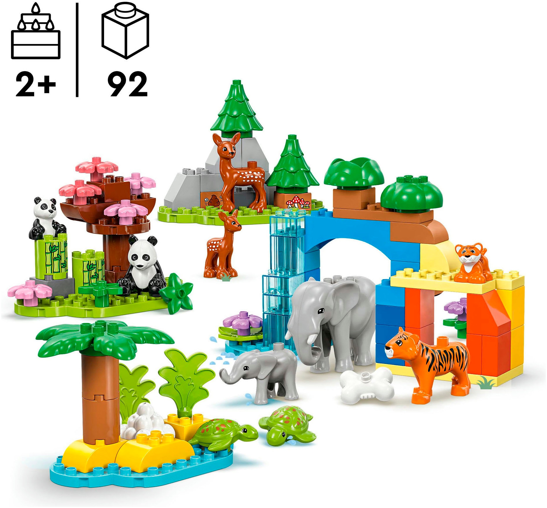 LEGO® Pions de construction »Wildtier-Familien 3-in-1-Set (10446), LEGO DUPLO Town« Made in Europe