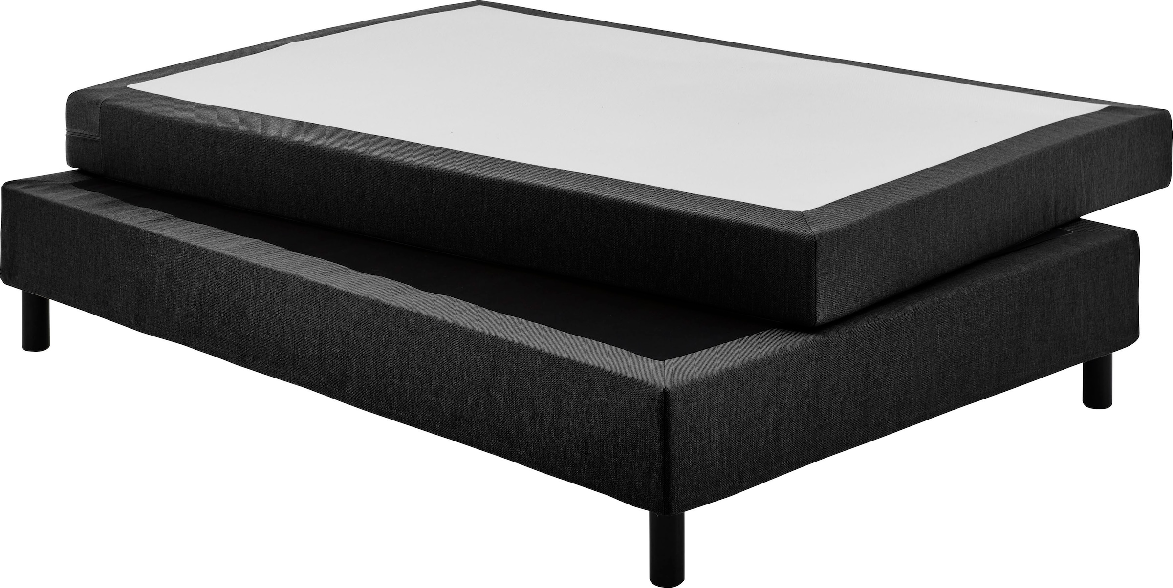 ATLANTIC home collection Lit de boxe »Happy« sans tête de lit, avec surmatelas, avec ou sans literie au choix
