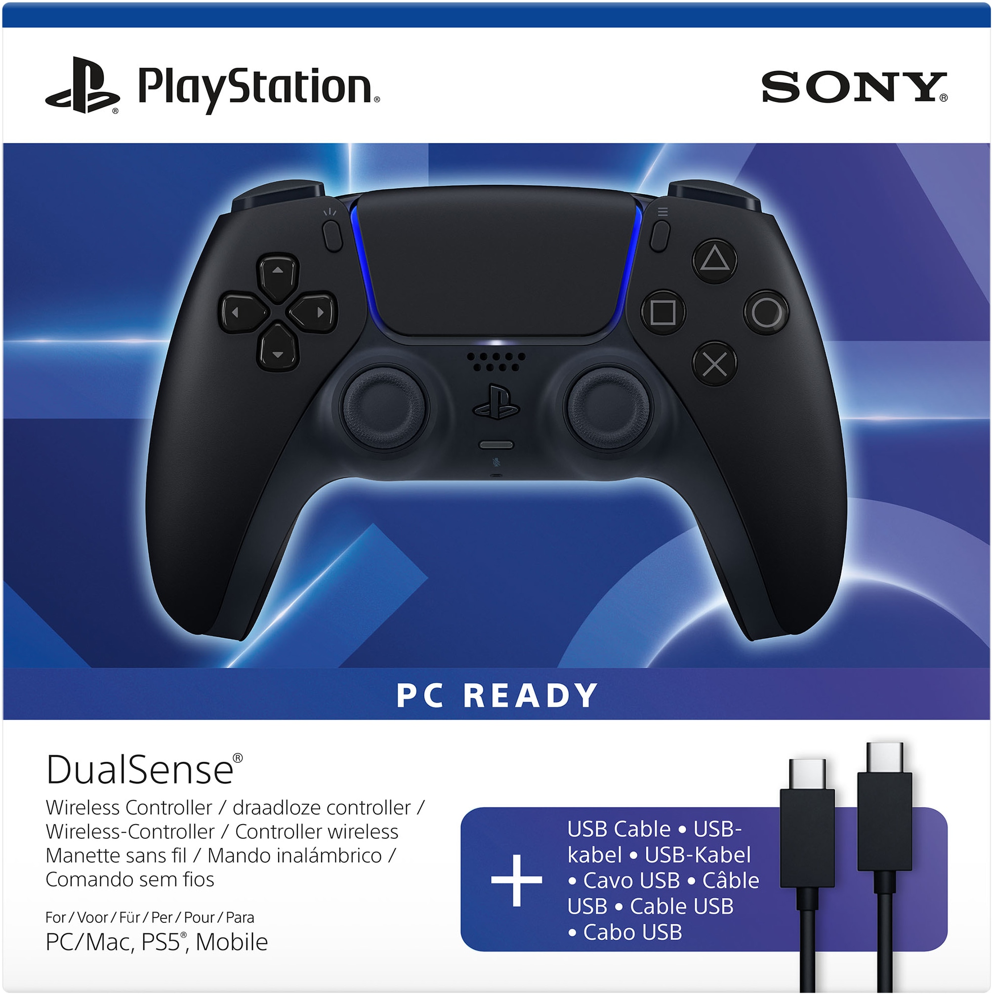 PlayStation 5 PlayStation 5-Controller »DualSense Wireless-Controller + USB-Kabel für PC«