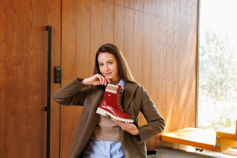 Remonte Bottes d'hiver »Elisabeth Hurley-Collection«  , Schnürboots, Schnürstiefelette mit wasserabweisender TEX-Membran