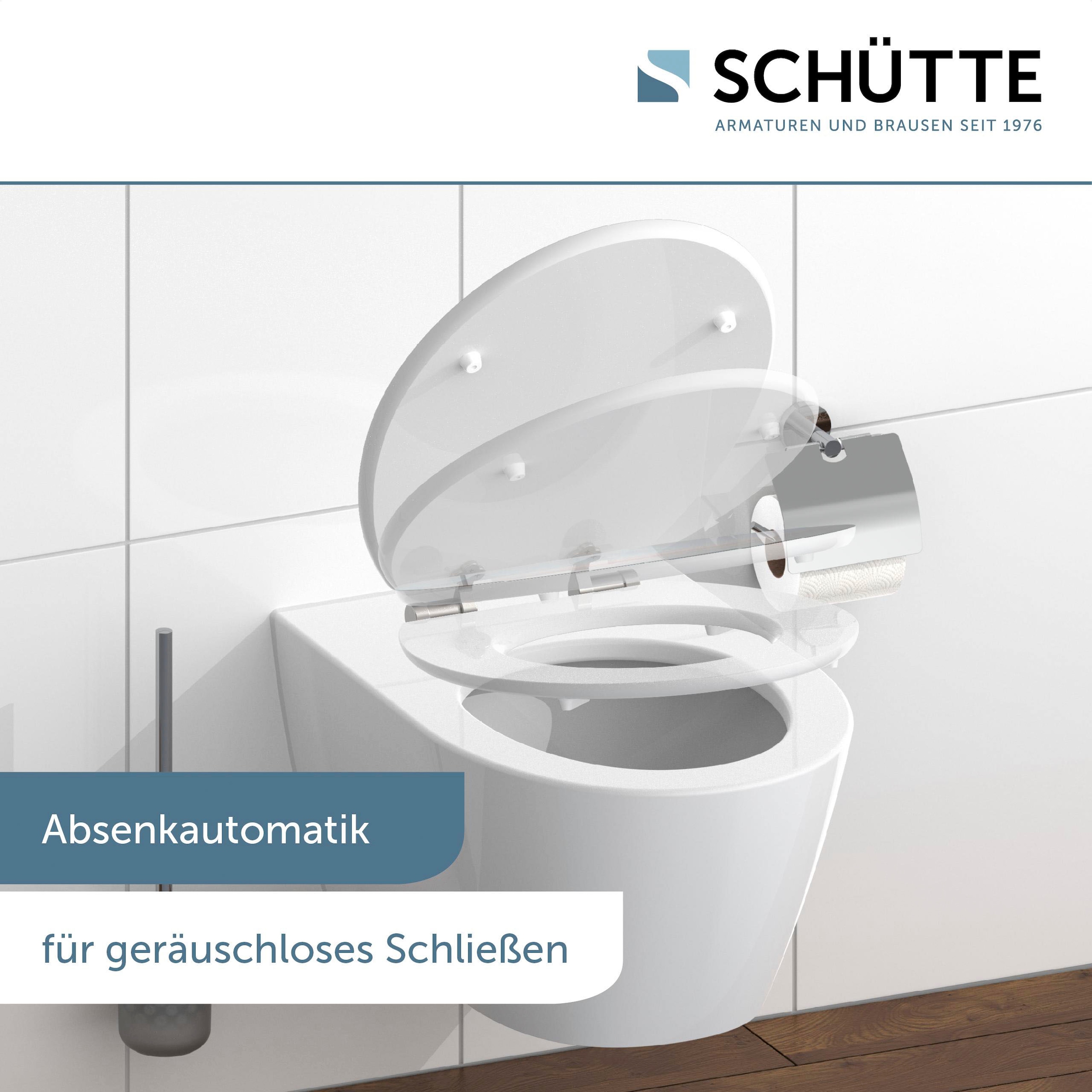 Schütte WC-Sitz »POLAR LIGHTS« bruchsicher und kratzfest, Absenkautomatik, Standardmass