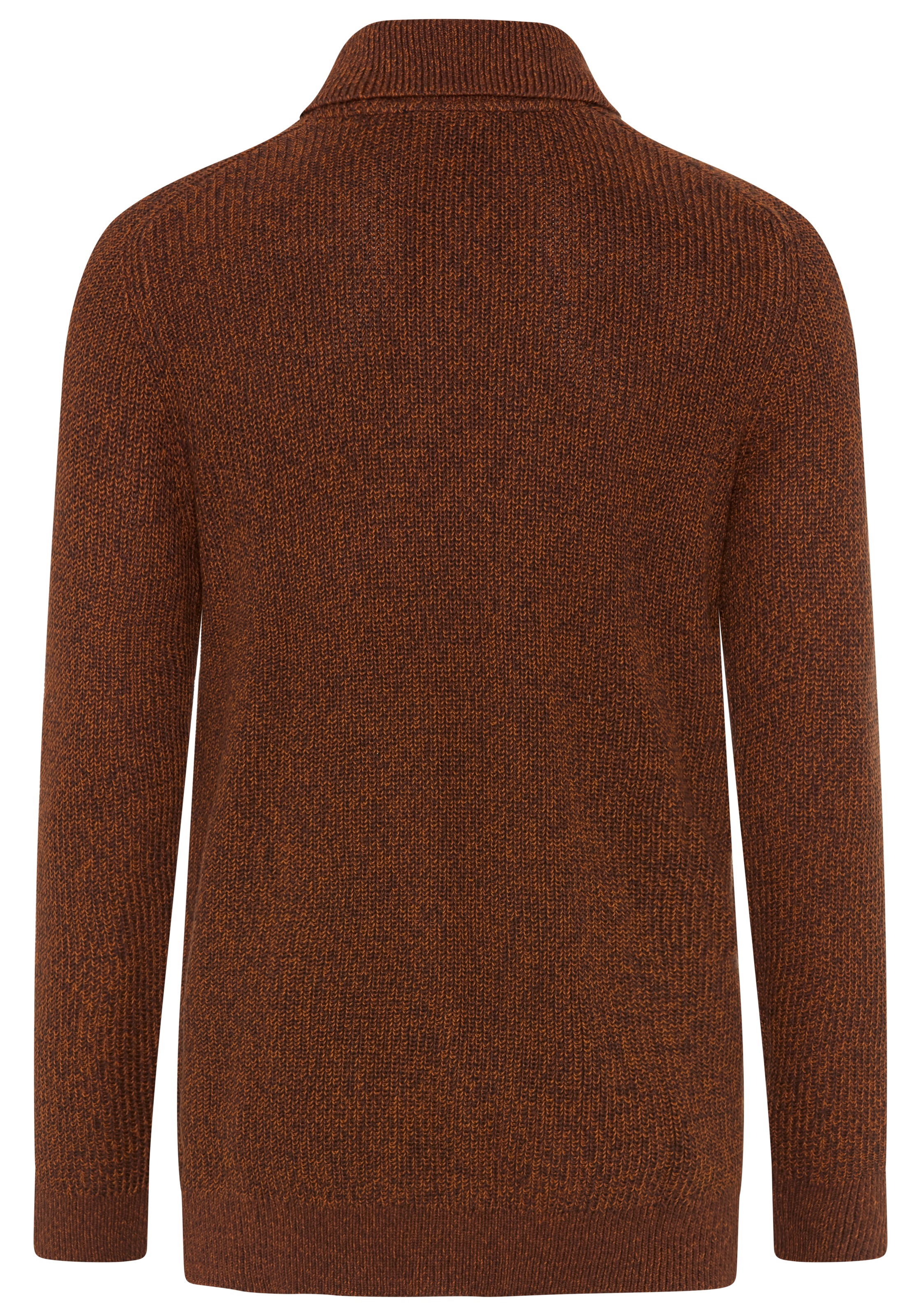 Man's World Rollkragenpullover »Neue Kollektion! Melange?Effektgarn mit farbigen Akzenten« Langarm mit Raglanärmel, aus Baumwolle, mit Rollkragen
