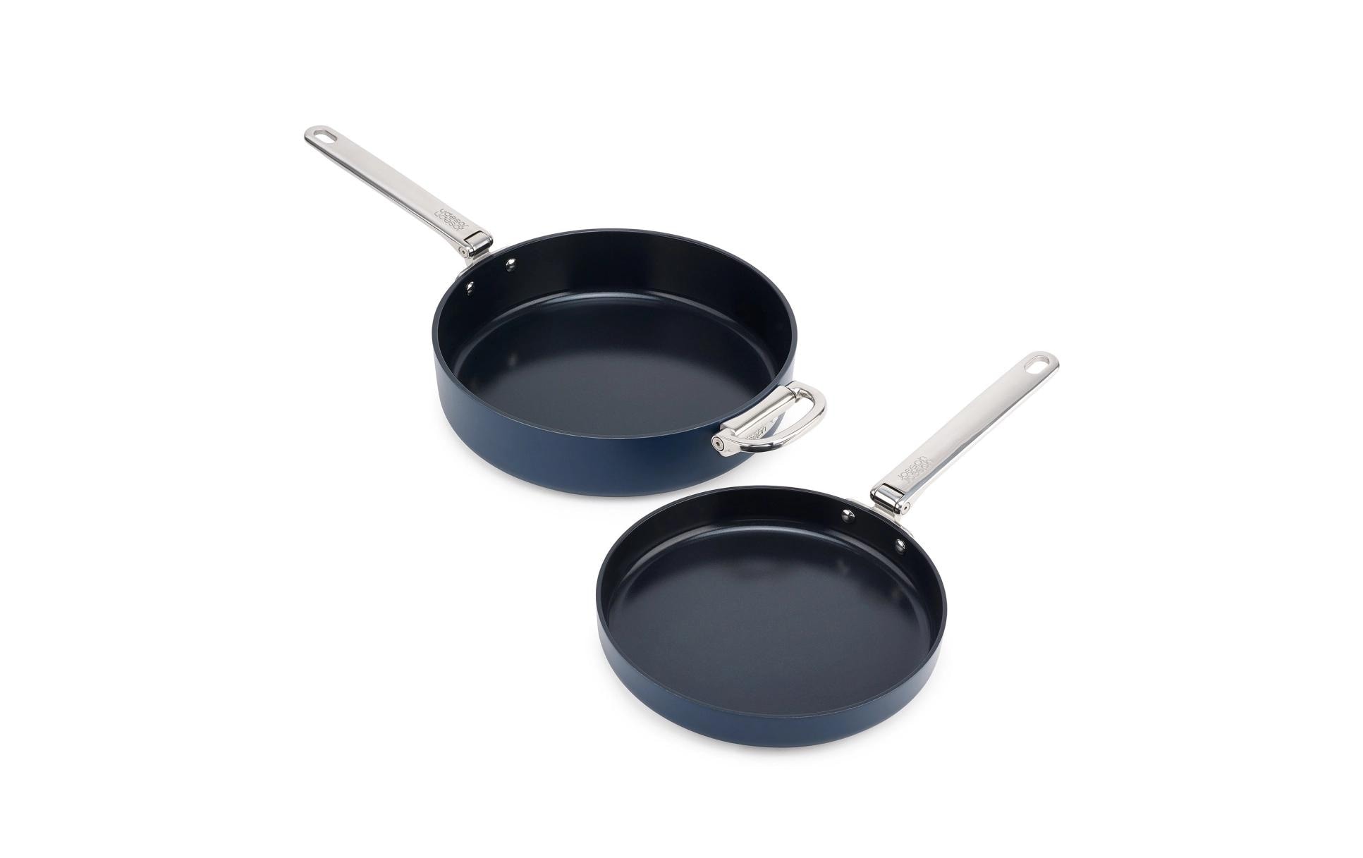 Joseph Joseph Pfannen-Set »2-teilig, Ø 24+28 cm« Edelstahl;Gas;Glaskeramik-Kochfeld;Induktion 2 Stk. tlg.