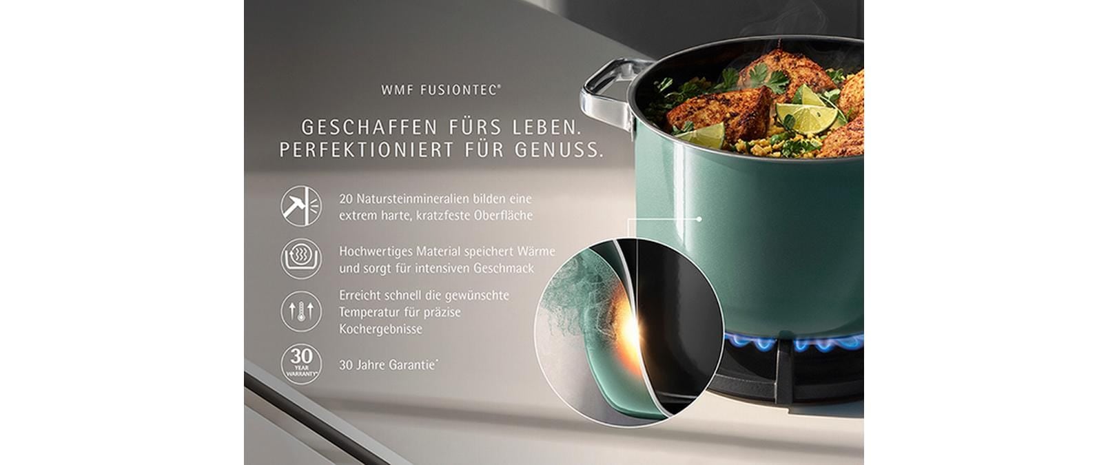 WMF Set de casseroles »Fusiontec Mineral Pro« Set, 7 tlg.