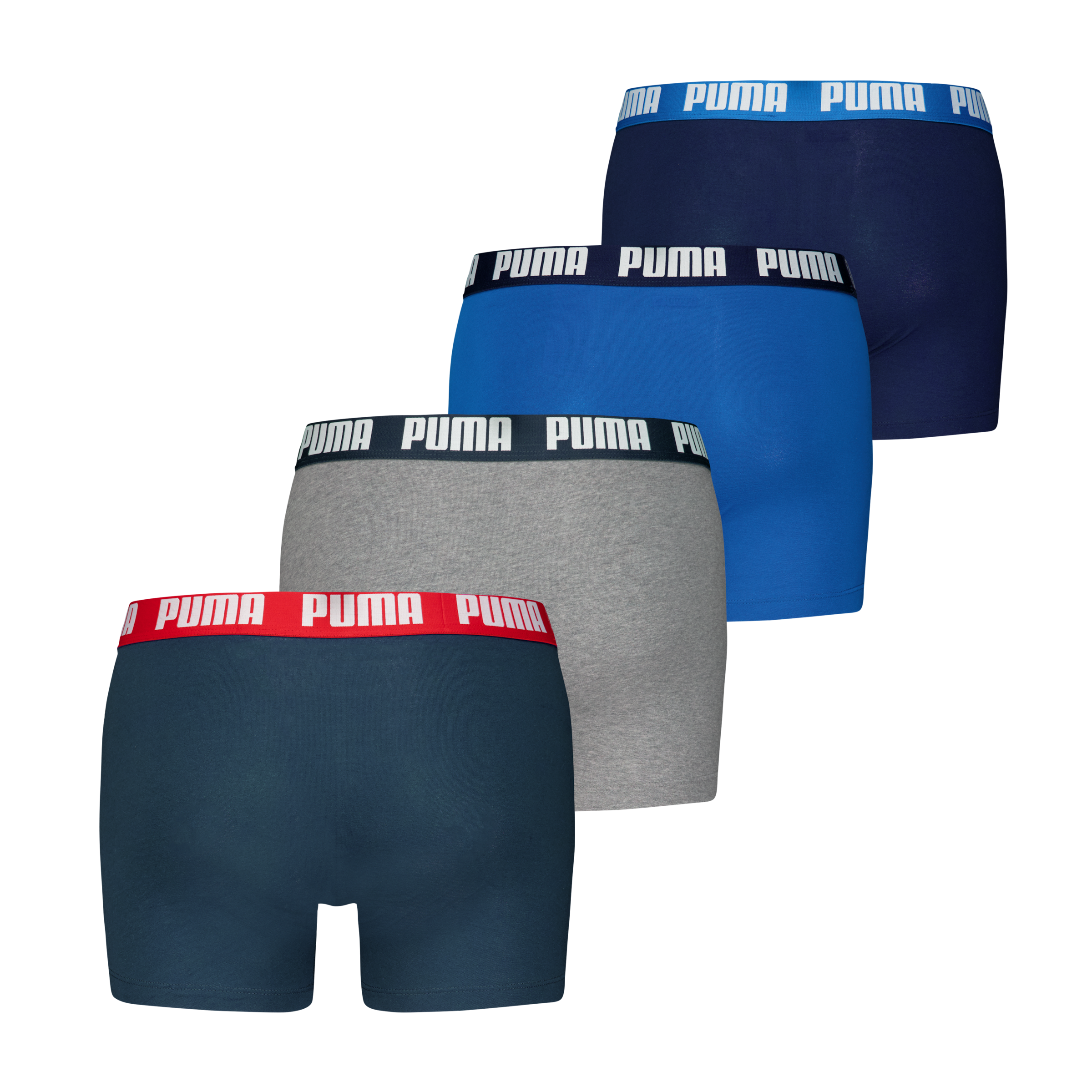 PUMA Boxers »PUMA MEN EVERYDAY BOXER 4P ECOM« Paquet, pack de 4,  avec large bande tissée logo