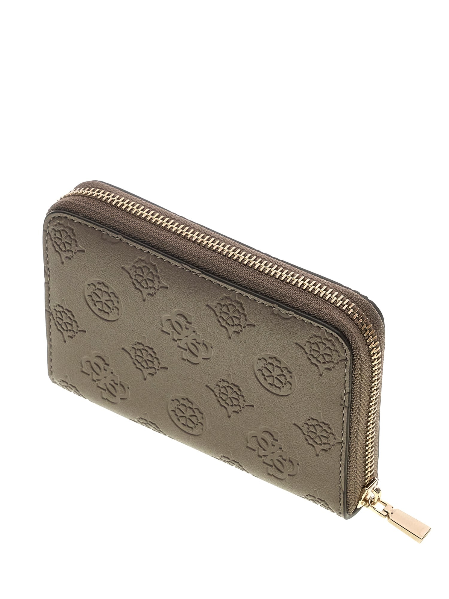 Guess Porte-monnaie »CARMELLA SLG MEDIUM ZIP AROUND« Damen Portemonnaie, Geldbeutel mit Reissverschluss-Münzfach