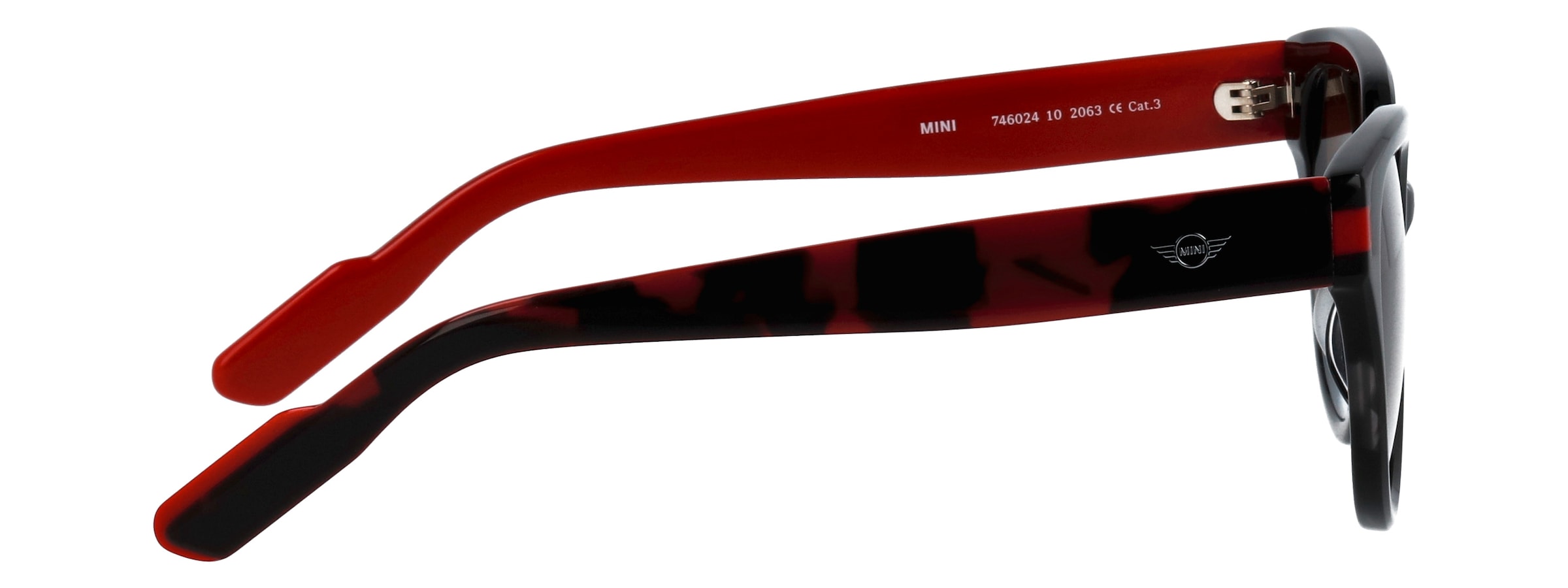 MINI EYEWEAR Lunettes de soleil »Modell 746024« Form Panto, Logoschriftzug auf Bügel, Kunststofffassung