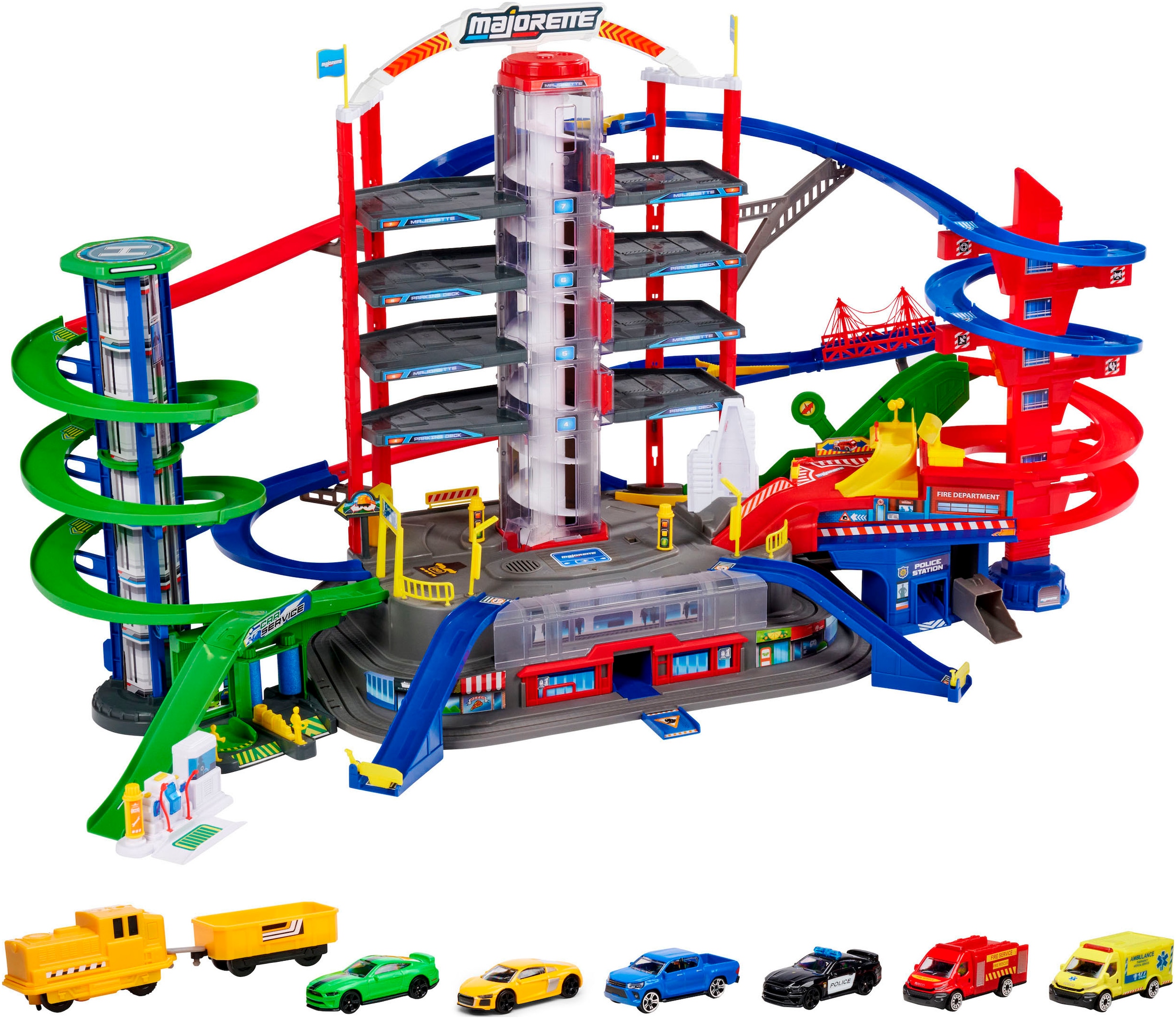 majORETTE Parc de jeux »City Garage« mit Licht und Sound