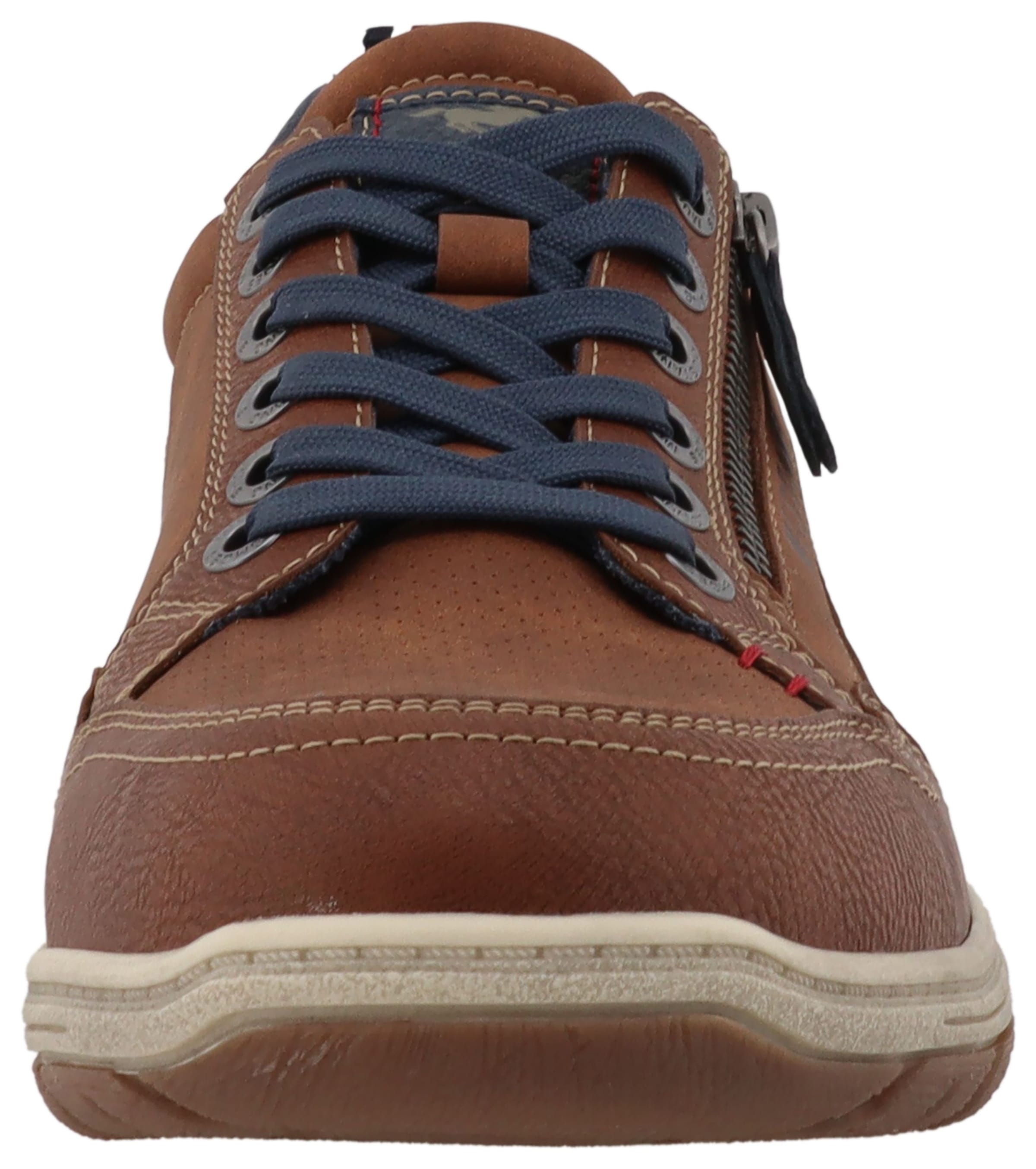Mustang Shoes Sneakers »Benedetto«  chaussure de loisir, chaussure basse, à lacets avec fermeture éclair latérale