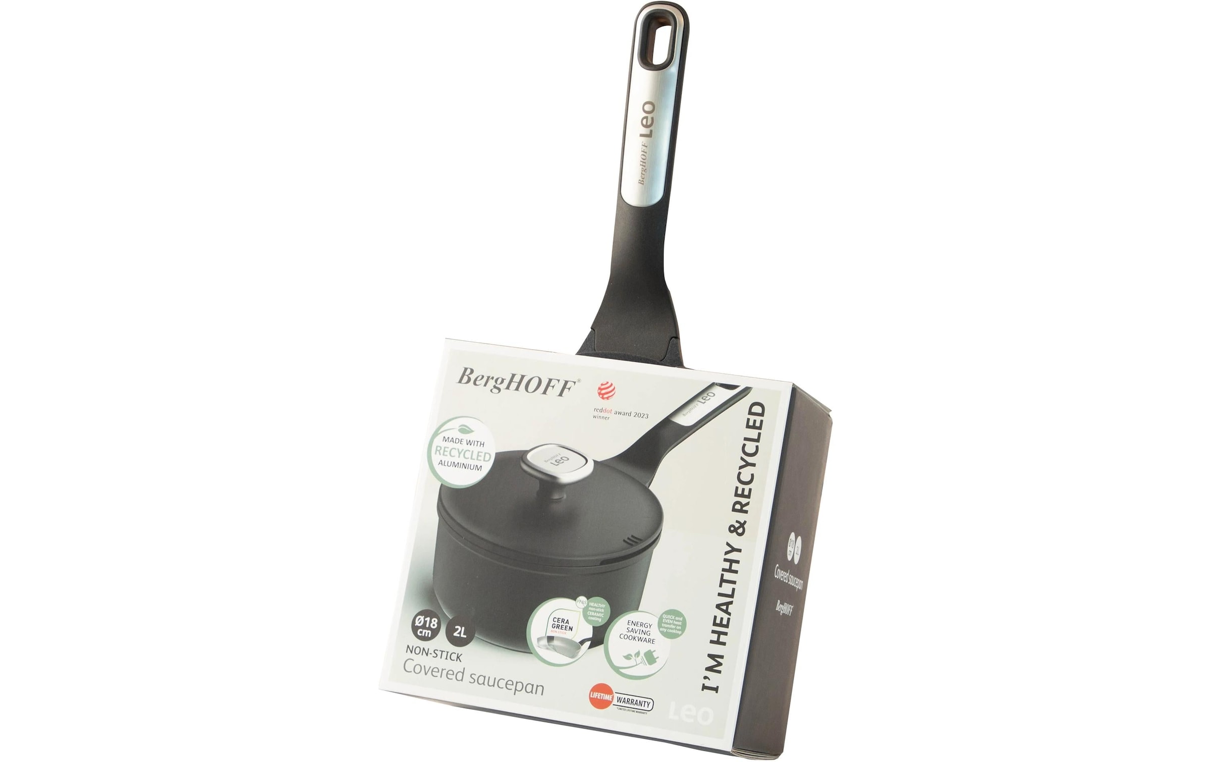 BergHOFF Kasserolle »Leo Phantom 18 cm mikt Deckel«