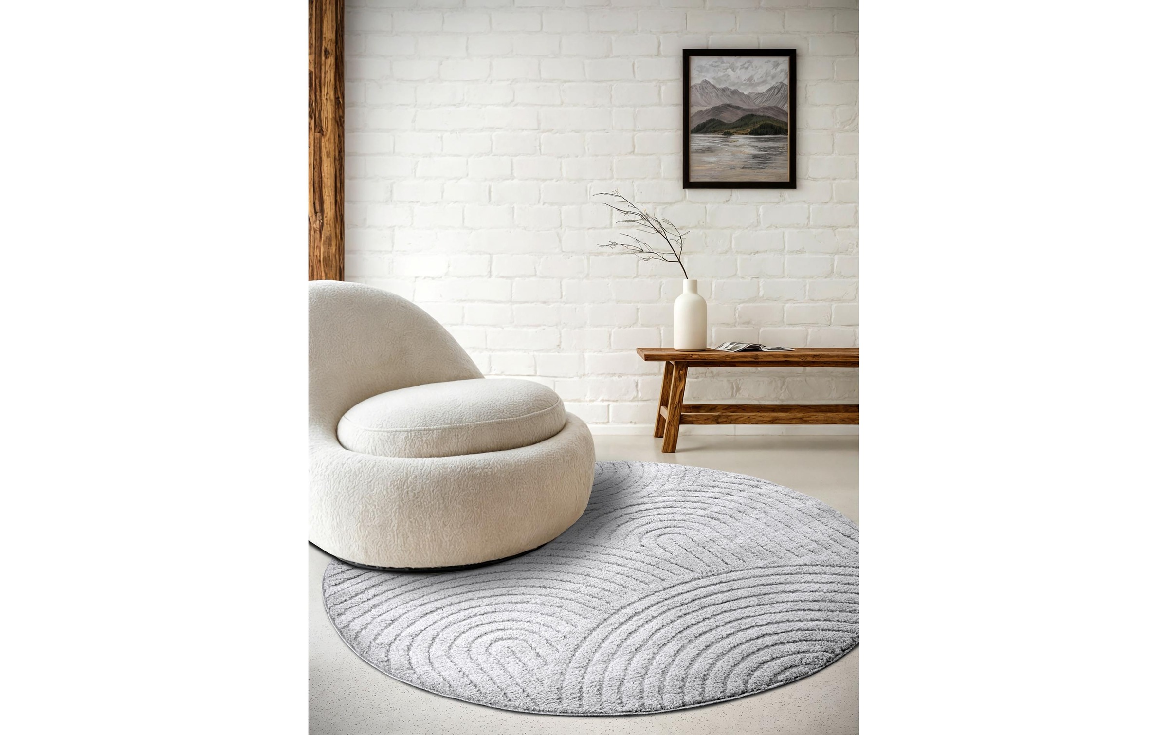 ELLE DECORATION Teppich »Panglao Ø 160 cm«