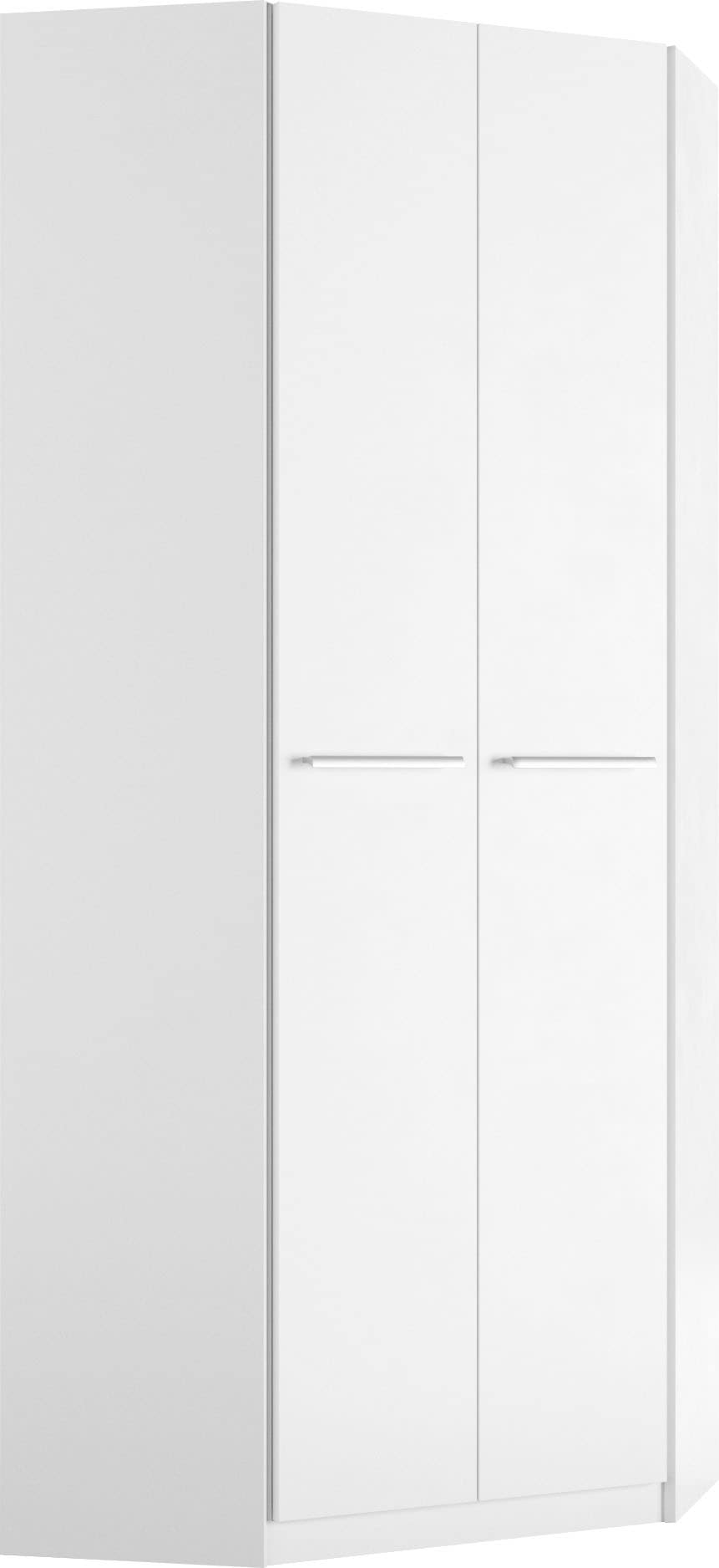 priess Armoire d'angle »Barcelona Kleiderschrank Ecklösung Raumwunder« en 2 profondeurs Armoire d'angle Armoire Vestiaire