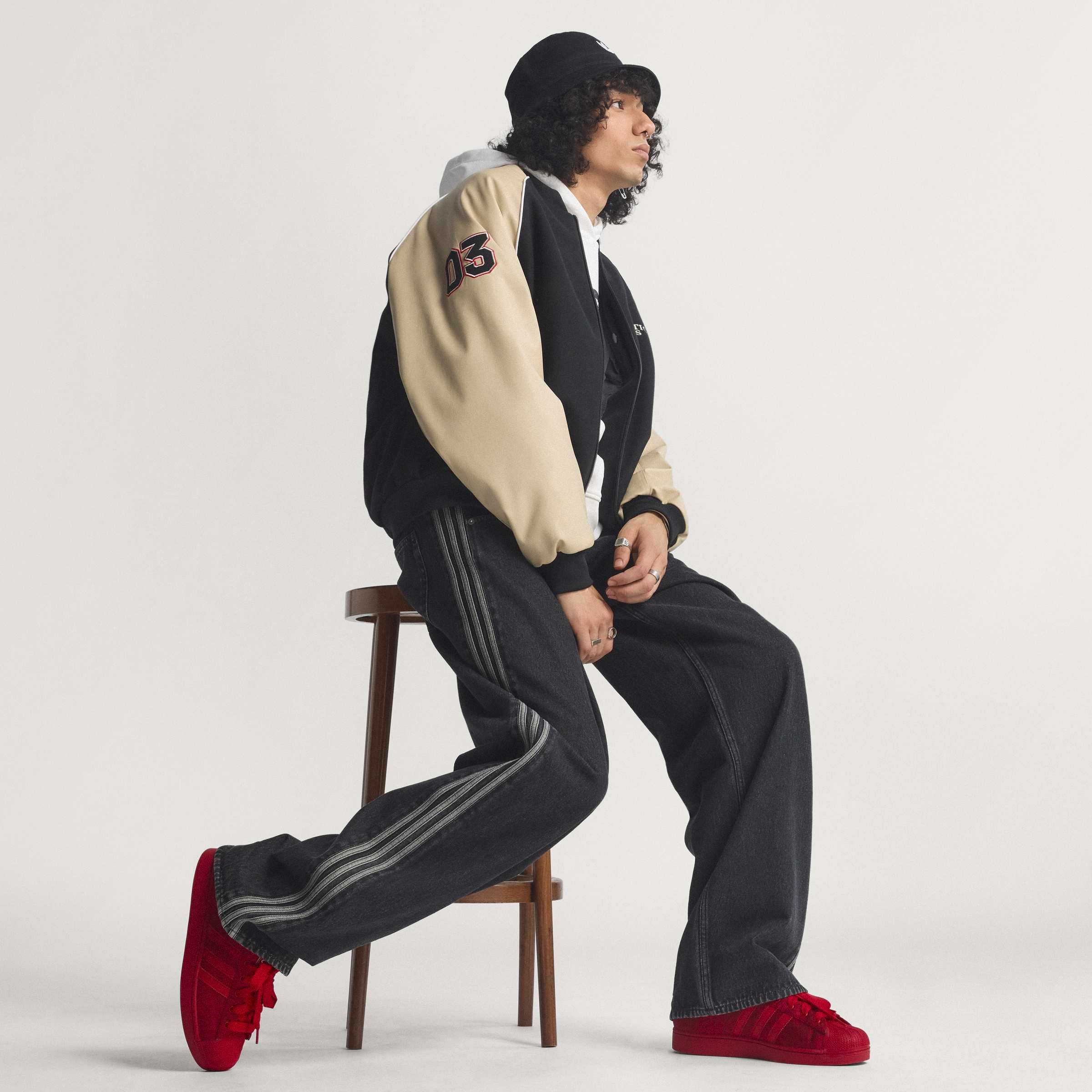 adidas Originals Jeans à 5 poches »FIREBIRD« en coton, style sportif, pour adultes