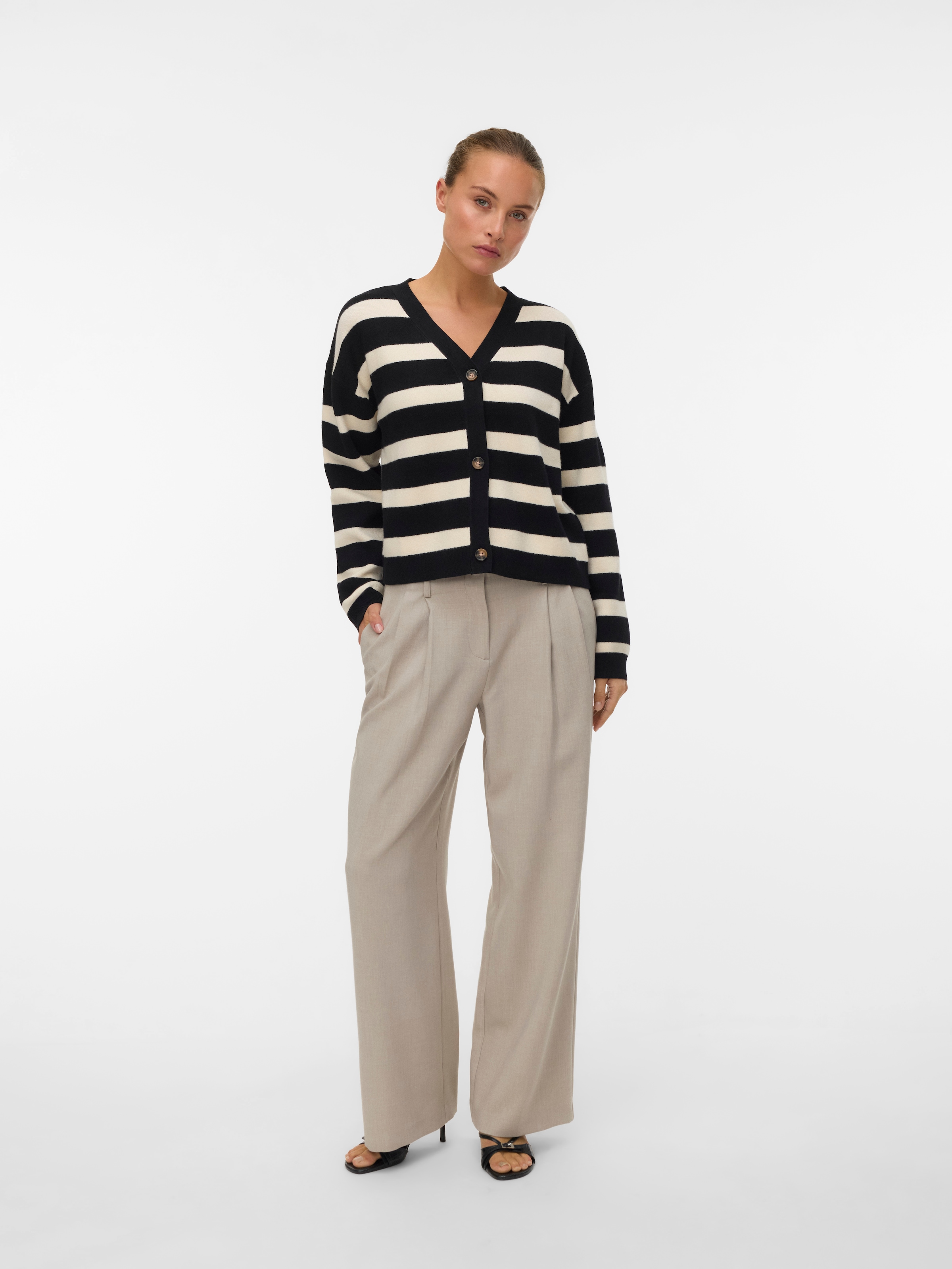 Vero Moda Veste en tricot »VMSABA FULL NEEDLE LS V-NECK CARDI NOOS«