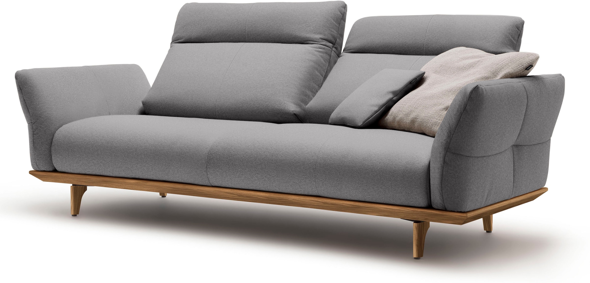 Creation BY ROLF BENZ 3-places »CR.460 Designsofa mit erstklassigem Sitzkomfort« Socle en noyer, pieds en noyer, largeur 208 cm