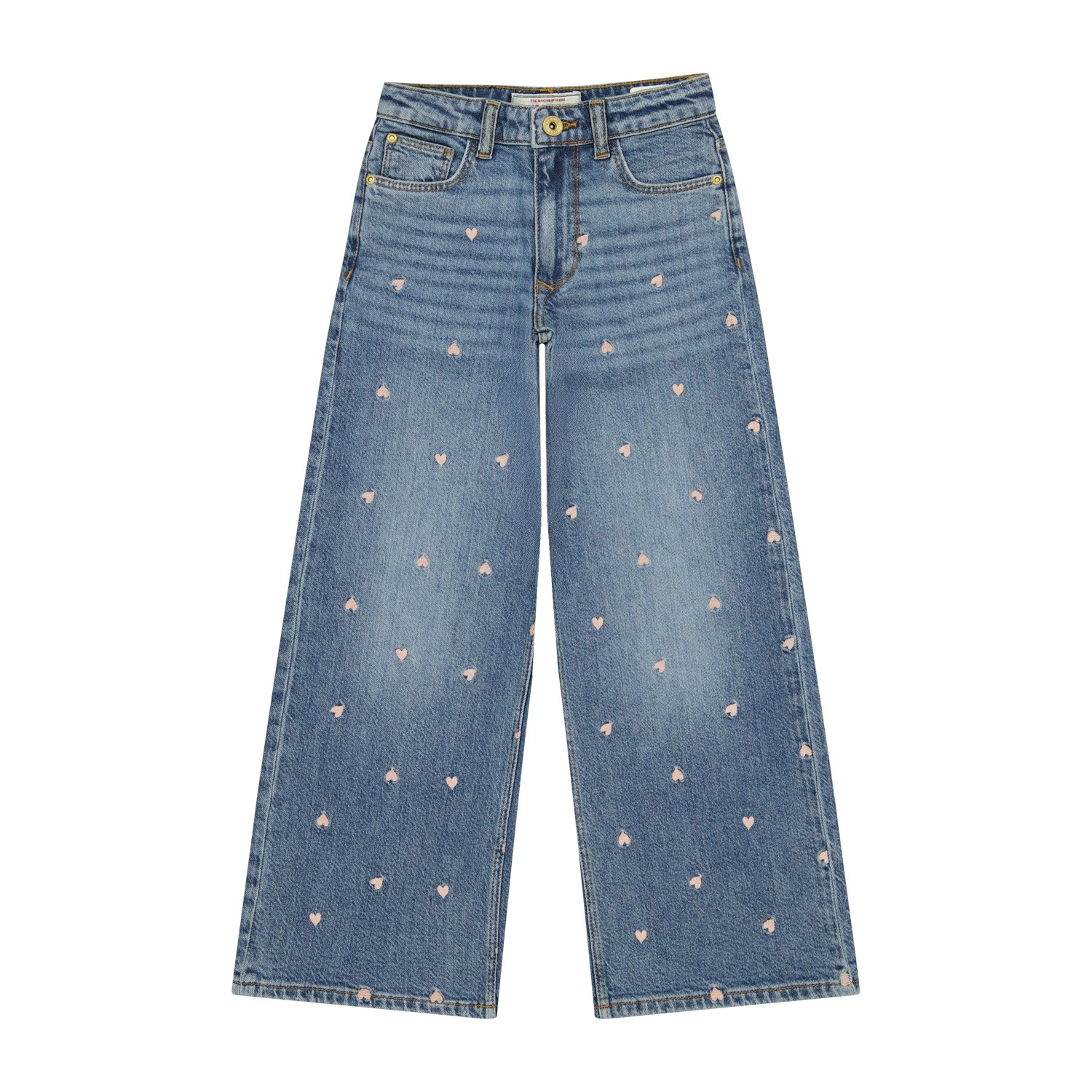Vingino Jeans large »Cita Special« style 5 poches, brodé, jambe large