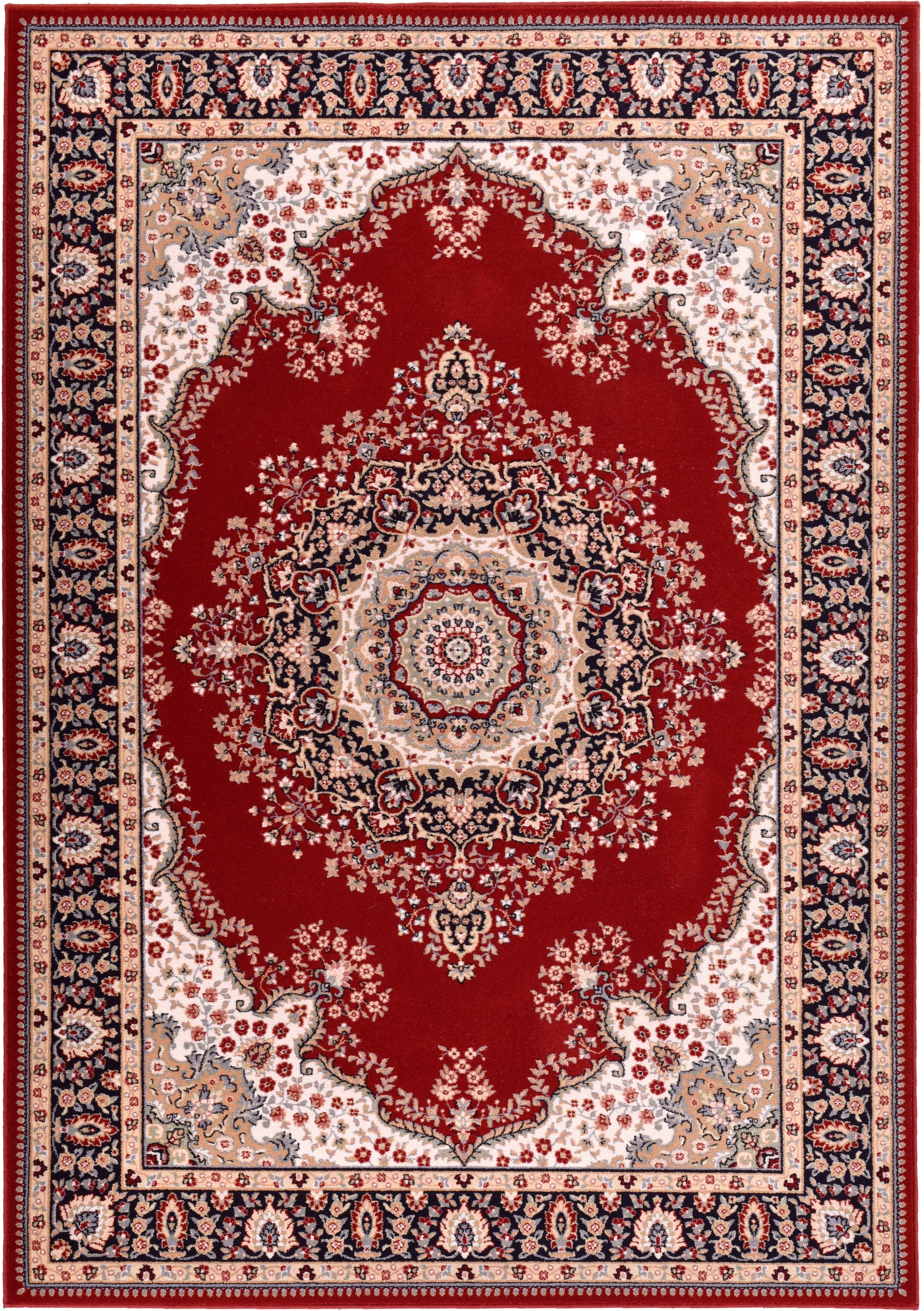 THEKO Tapis en laine »Dolna - 809« Rectangulaire 10 mm Höhe Kurzflor, reine Wolle, Orient-Optik