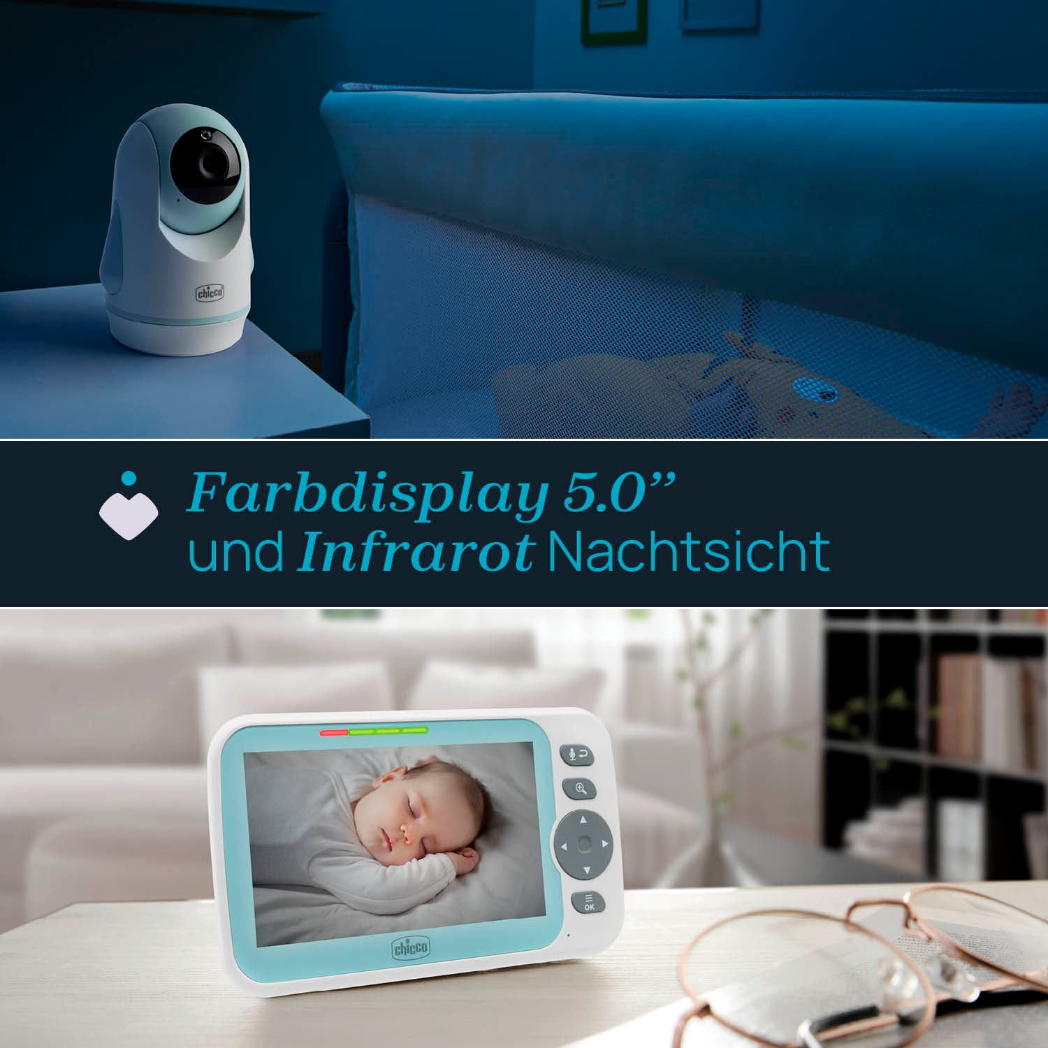 Chicco Babyphone vidéo »Video Baby Monitor Evolution«