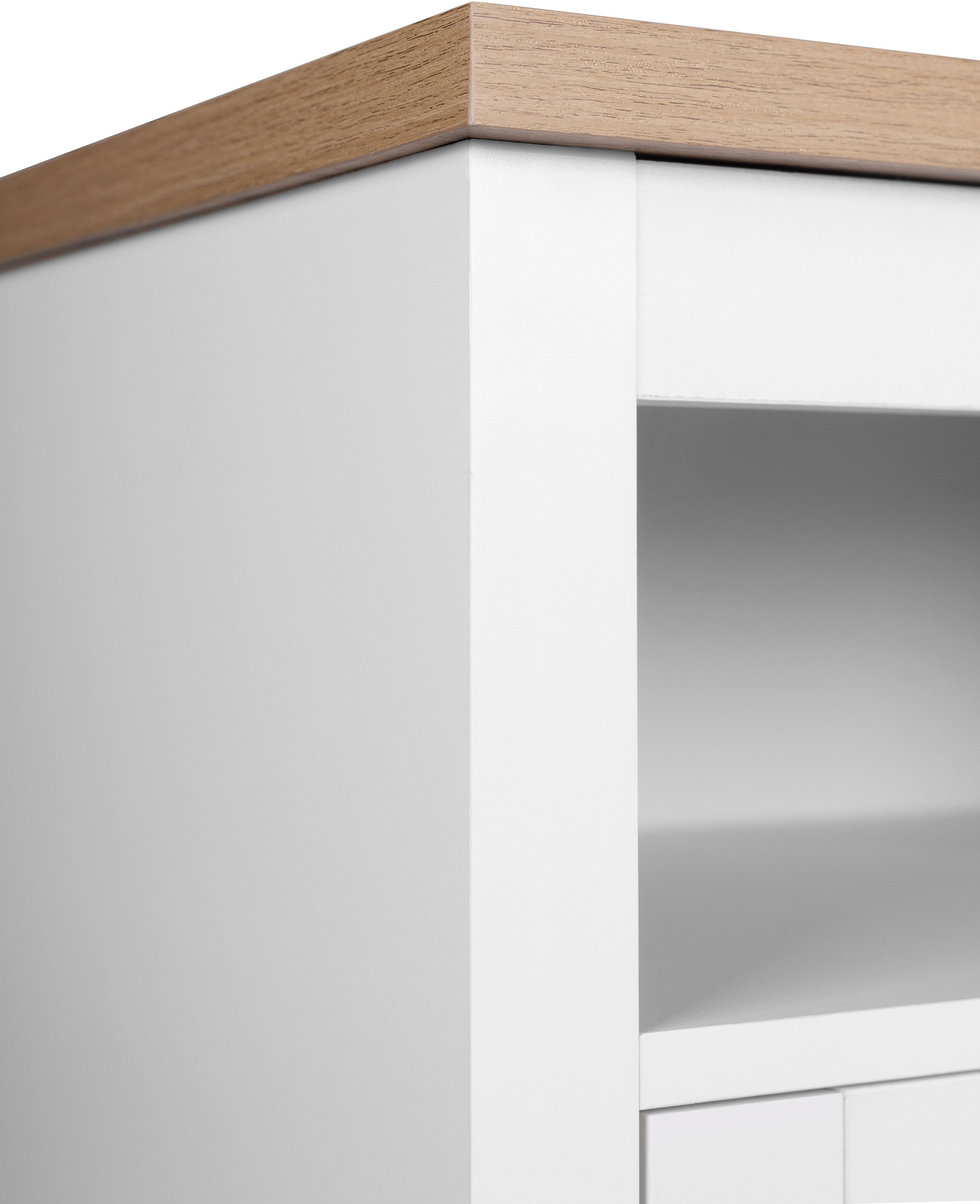 GOODproduct Console de nuit »2er Set Büsum Nachtschrank Beistellschrank« Ensemble d'épargne, 2 Schränke im Lieferumfang,  Nachttisch im Landhaus Design mit 2 Schubladen Bestseller
