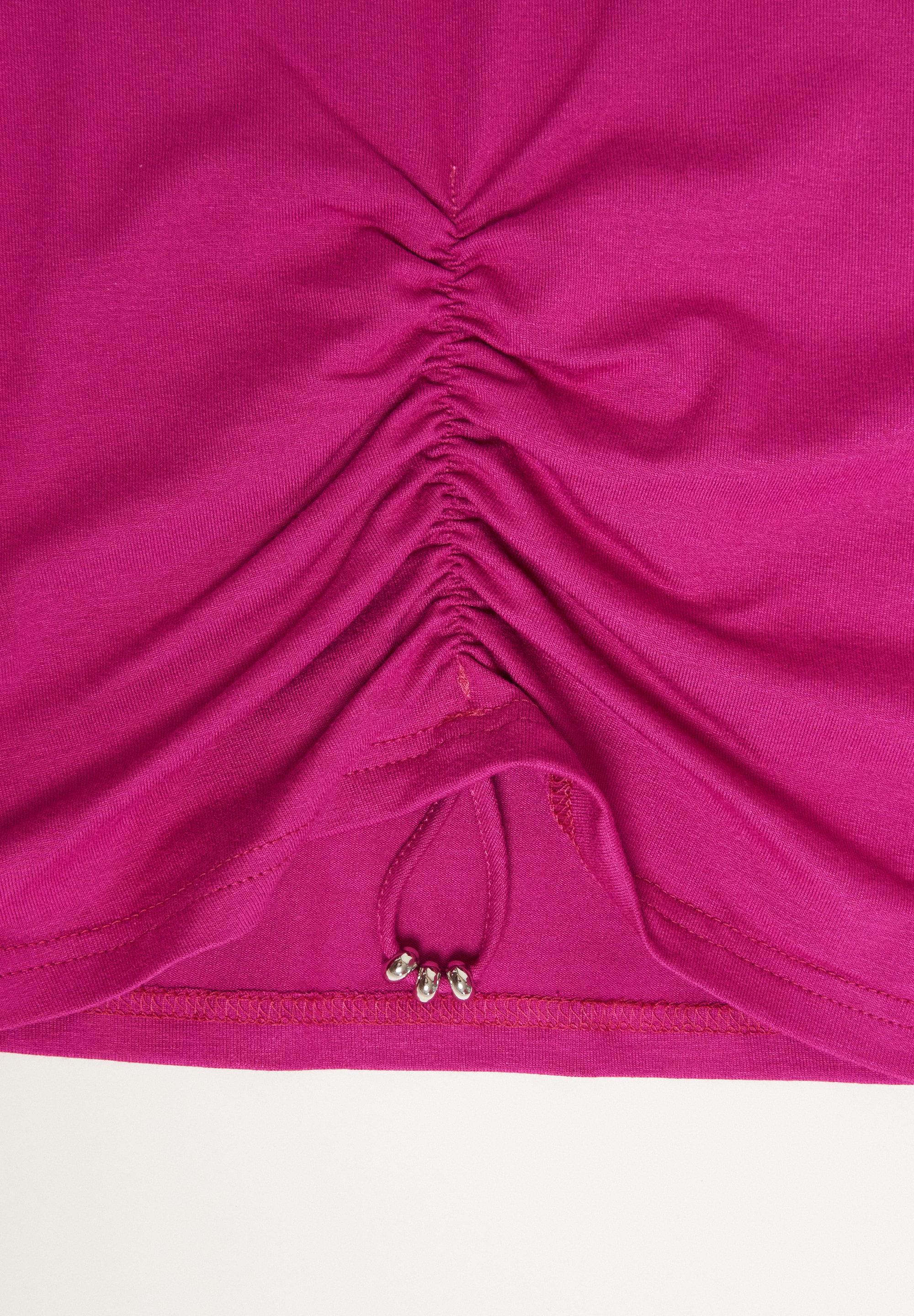 Seidel Moden 3/4-Arm-Shirt mit Raff-Detail vorne - MADE IN GERMANY