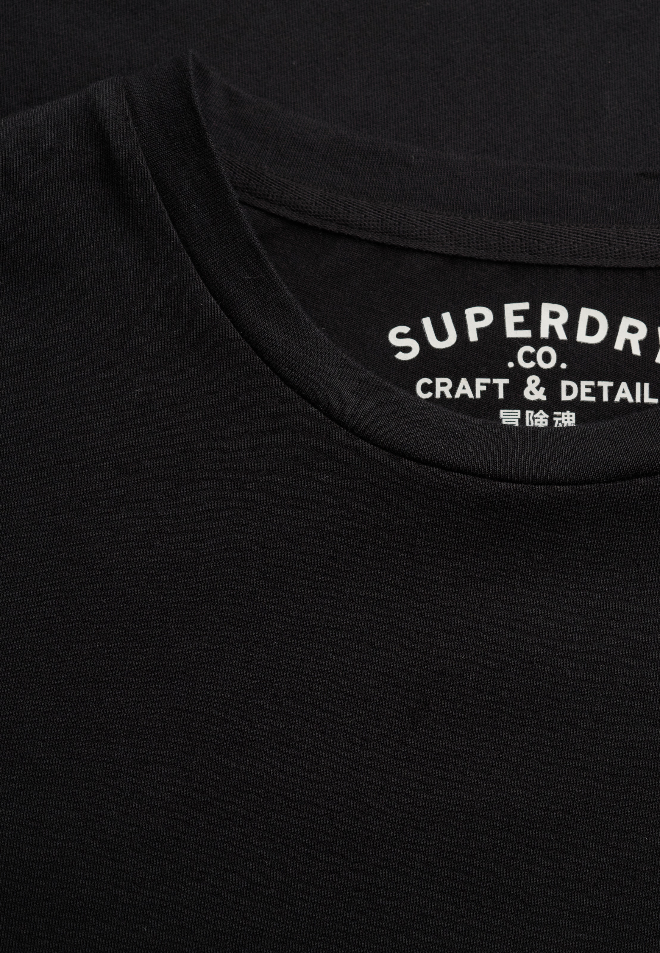 Superdry T-shirt à manches longues »CLASSIC ESSENTIAL SDCO TOP« coton, coupe décontractée