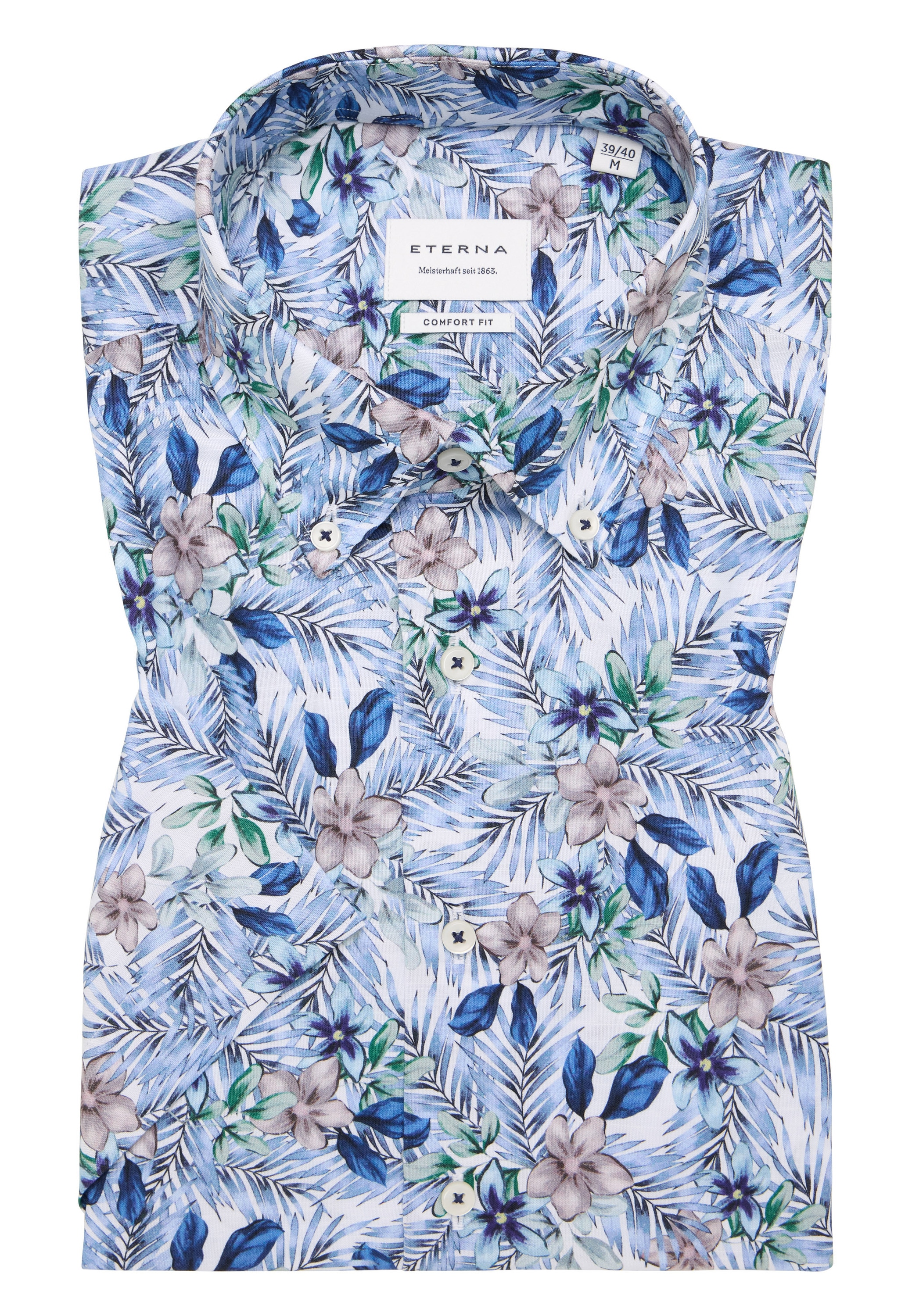 Eterna Kurzarmhemd »COMFORT FIT« EASY IRON (bügelleicht)