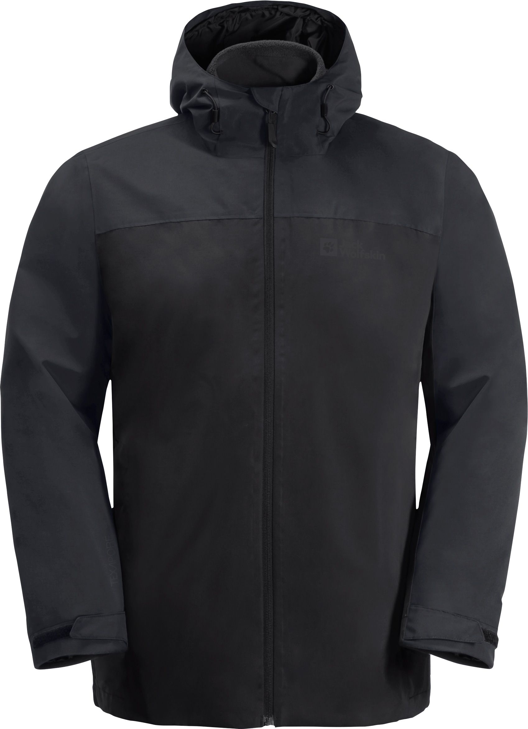 Jack Wolfskin Veste fonctionnelle 3 en 1 »TAUBENBERG 3IN1 JKT M« mit Kapuze 3in1, wasserdicht, winddicht, Übergangsjacke