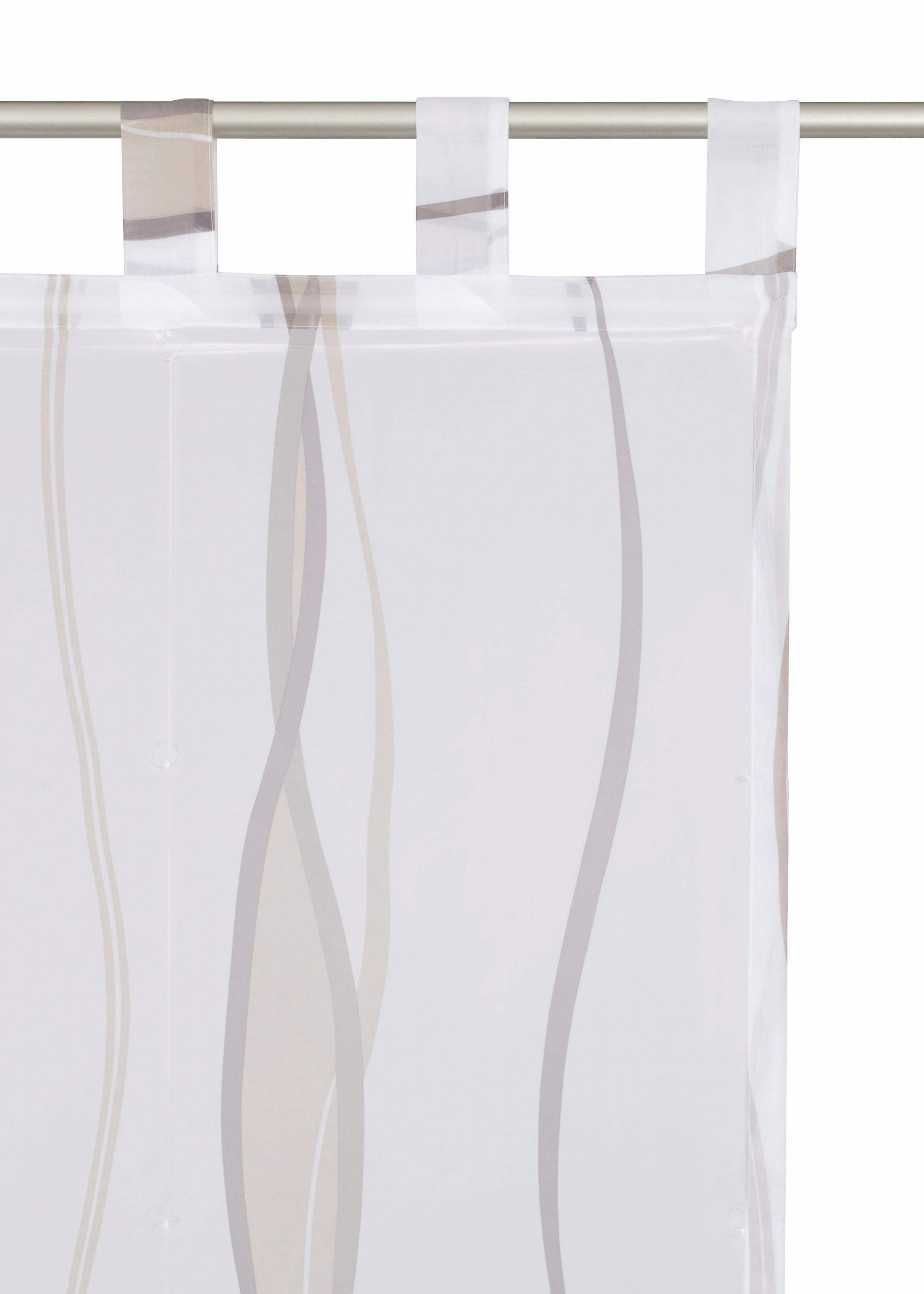 my home Raffrollo »Dimona« mit Schlaufen Transparent, Voile, Polyester