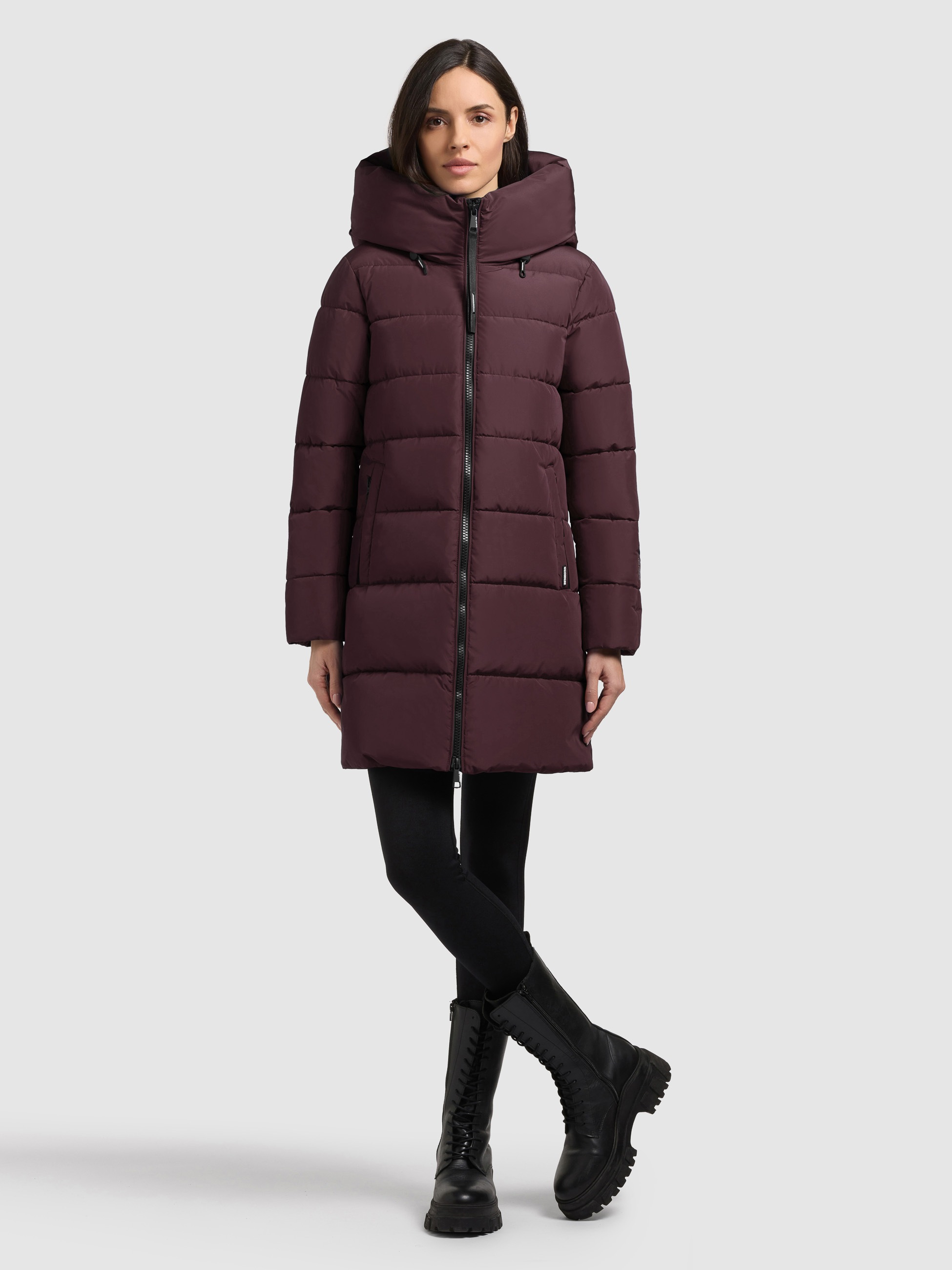 khujo Steppjacke »GRIMES« mit Kapuze Reissverschlusstaschen