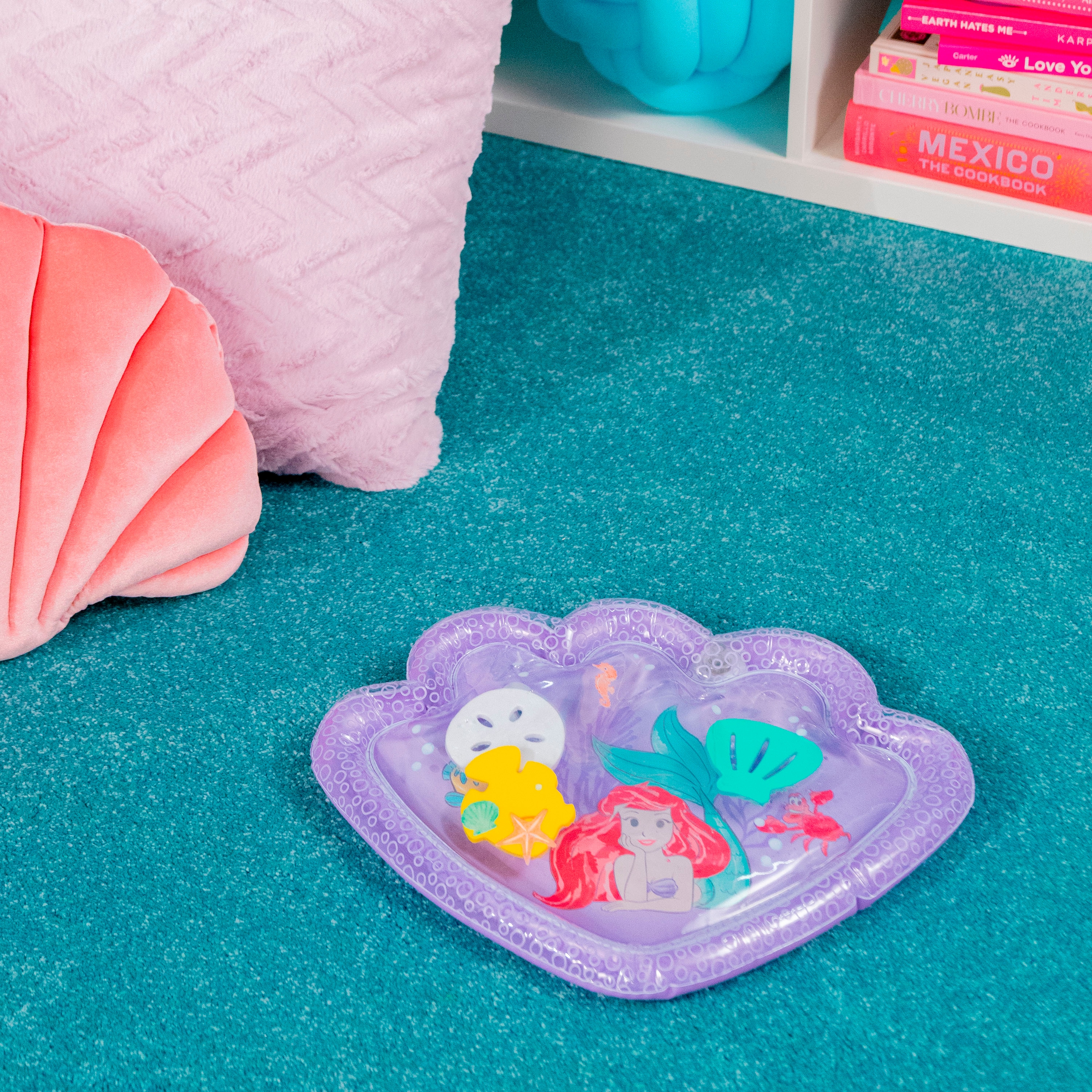 Bright Starts Spielmatte »The little Mermaid Sea TreasuresTummy Time Water Mat«