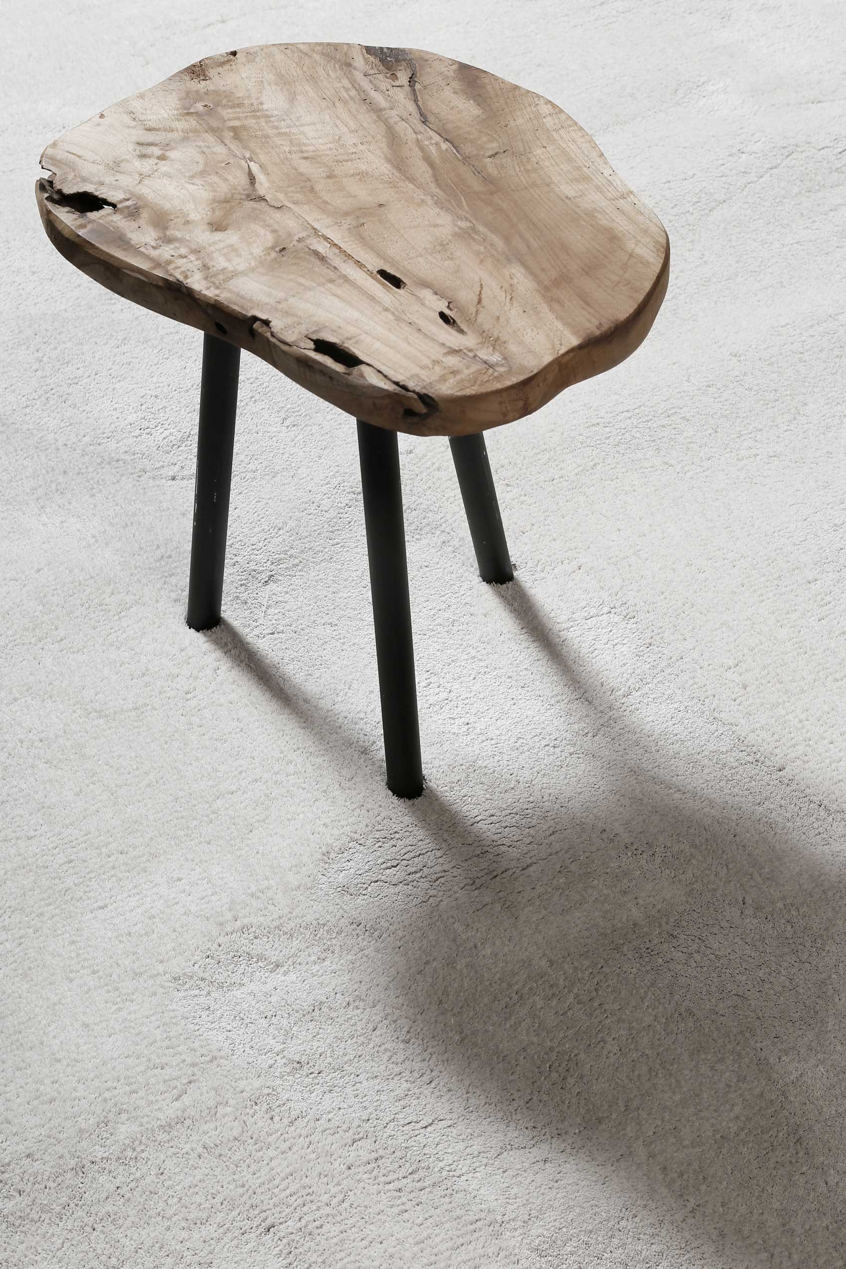 Homie Living Tapis »Sienna« Carré 20 mm Höhe Hochflor, Microfaser, uni, weich & kuschelig, Wohnzimmer, Schlafzimmer