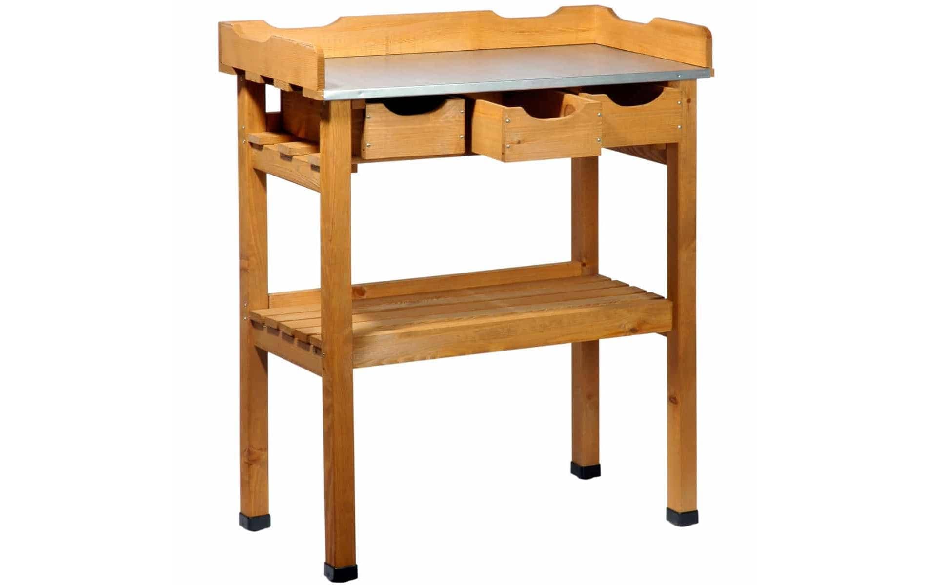 dobar Table de plantation »aus Holz mit 3 Schubladen«