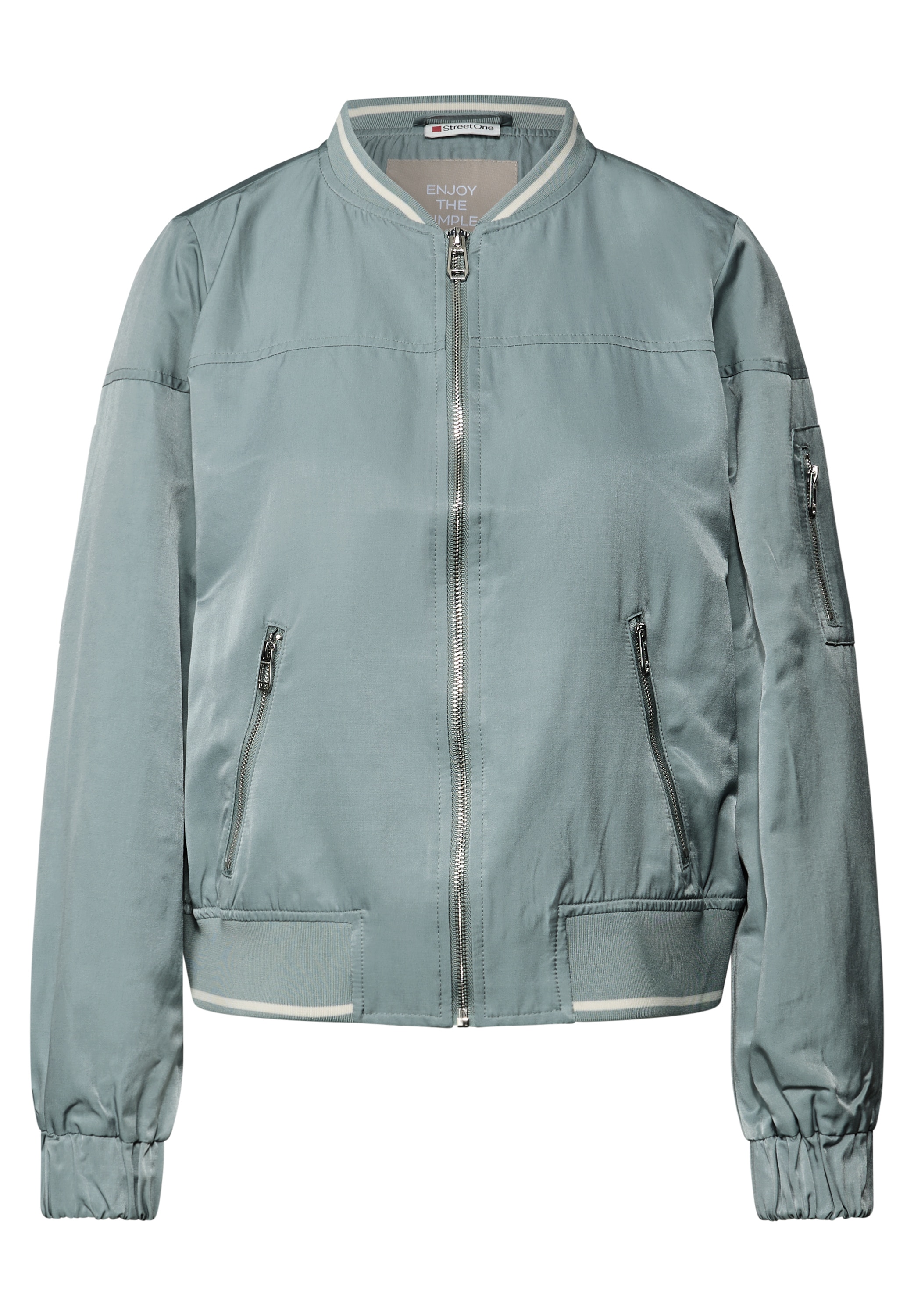 STREET ONE Blouson mit College-Details