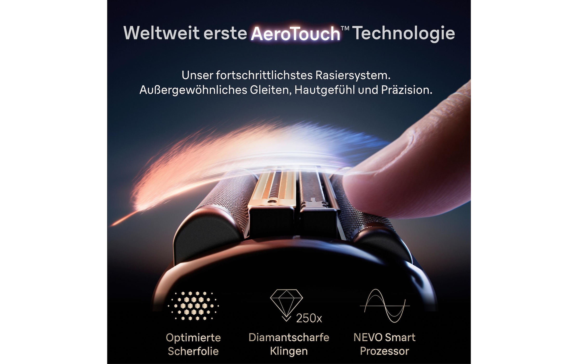 Braun »NEVO 11000cc« station de nettoyage SmartClean Plus Tondeuse de précision intégrée AeroTouch, écran intelligent, système de soin 7-en-1, étui de voyage, argent