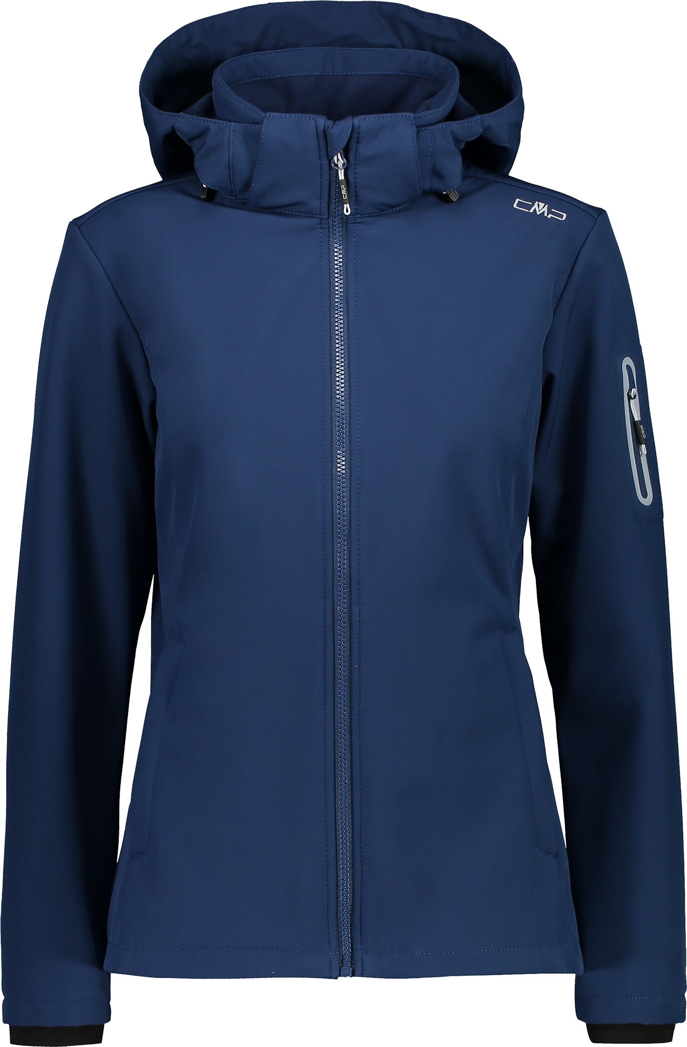 CMP Softshelljacke »WOMAN JACKET ZIP HOOD« mit Kapuze sportlicher Stil, wärmend, wind- und wasserabweisend, Übergangsjacke