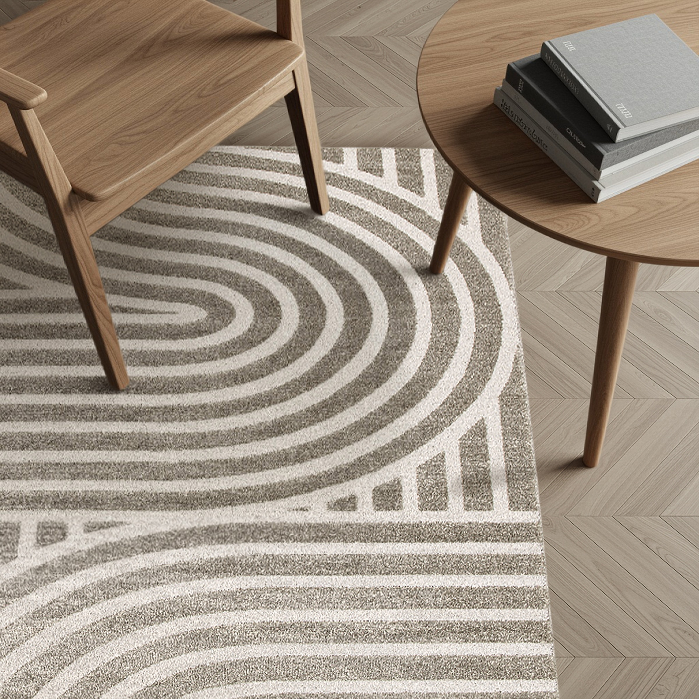 GOODproduct Tapis »Rubi, Supersoft, 3D- Design, weiche Haptik« Rectangulaire 9 mm Höhe velours ras doux, facile d'entretien, salon, salle à manger, chambre