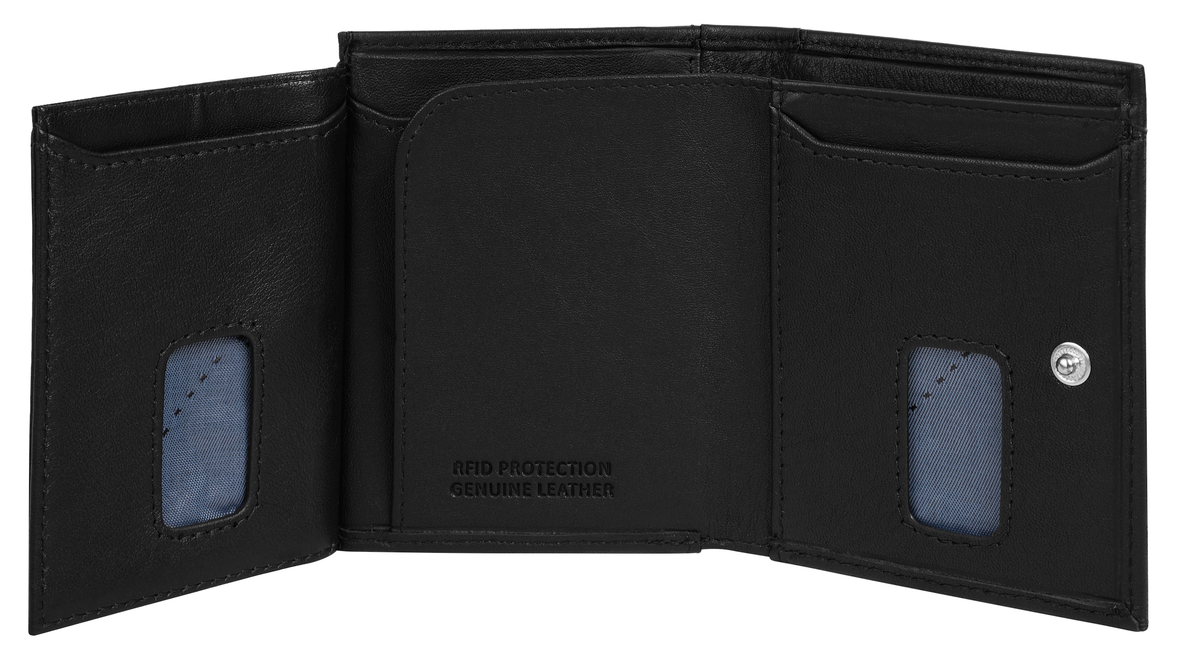 bugatti Porte-monnaie »BUGATTI Herren, Damen SECURE SLIM echt Leder« cuir véritable