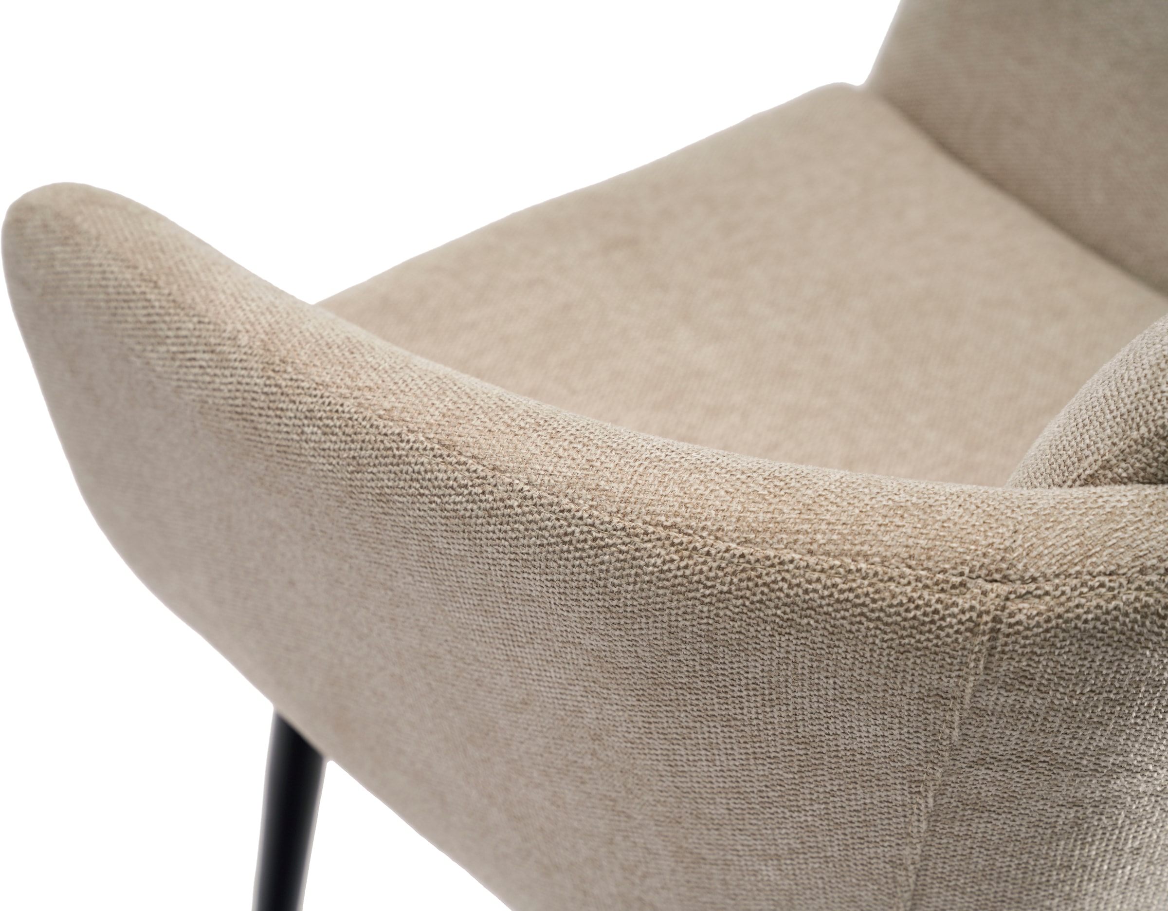 LeGer Home by Lena Gercke Esszimmerstuhl »Fleur« (Set) 2 Stk.Strukturstoff, ergonomisches Design, gesteppte Rückenlehne