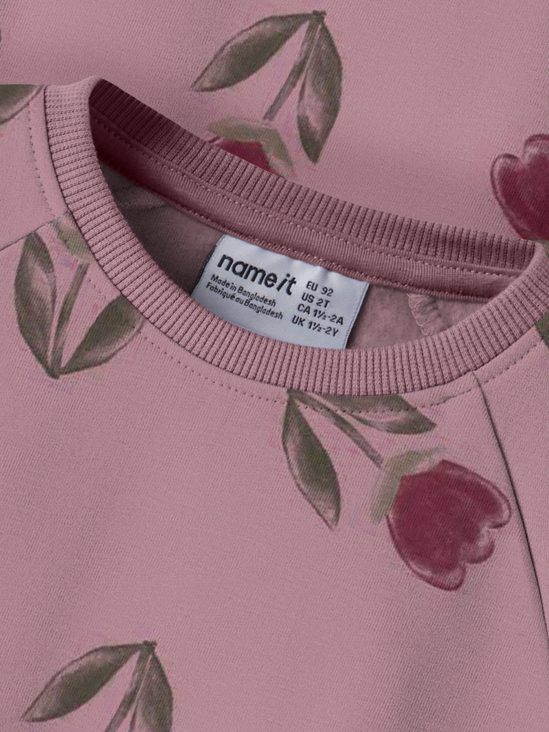 Name It Sweatshirt »NMFOKLA LS NREG SWEAT BRU BOX«, Baumwollmischung, regular fit
