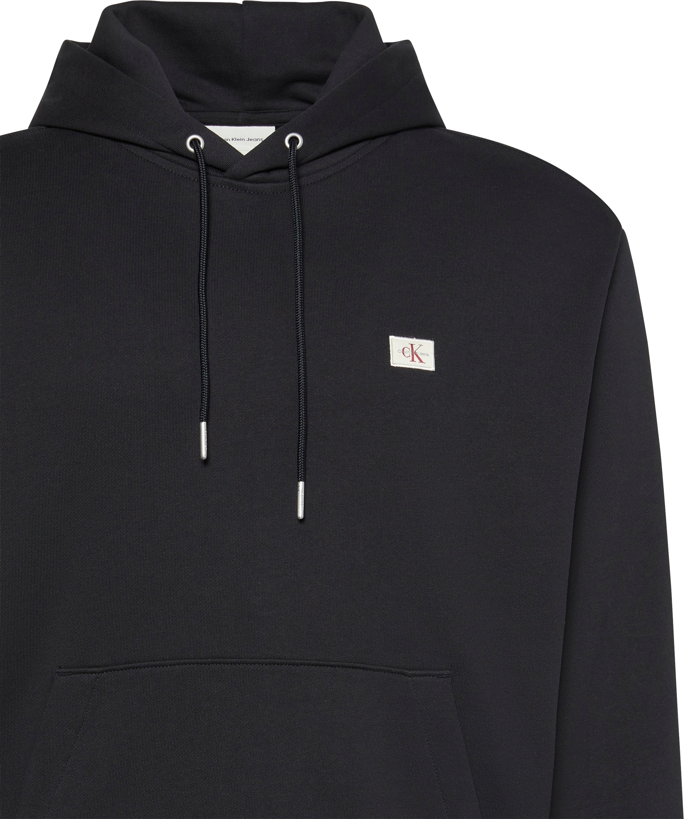 Calvin Klein Jeans Sweat à capuche »400GSM TERRY BADGE HOODIE«, Mit Rundhalsausschnitt
