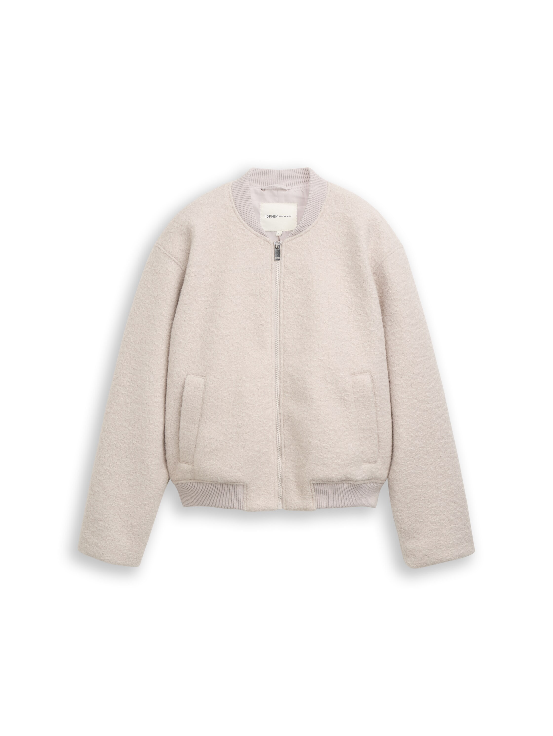 TOM TAILOR Denim Caban ohne Kapuze mit weichem Teddyfell-Fleece